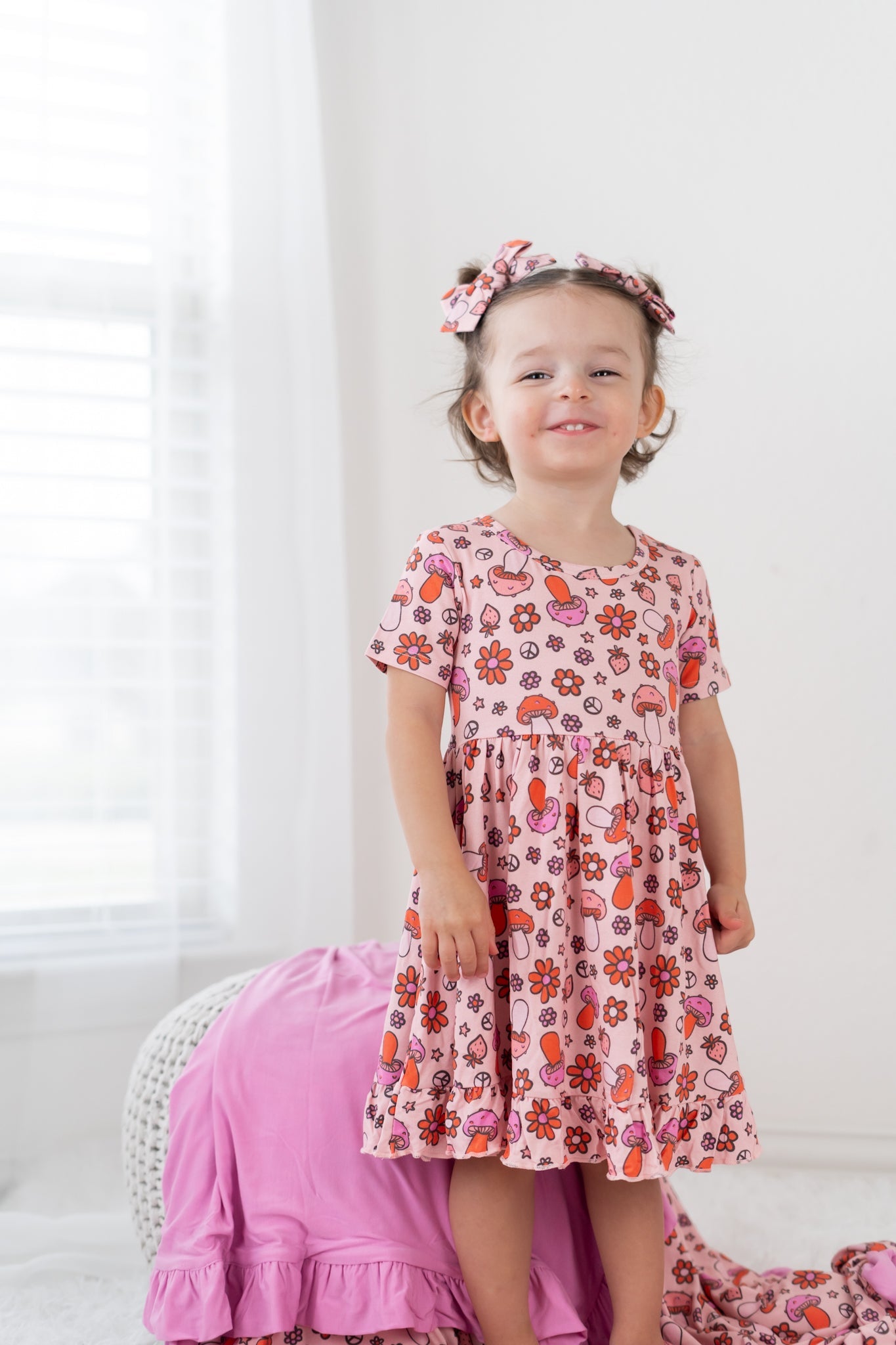 Feelin' Mushy Dream Ruffle Dress