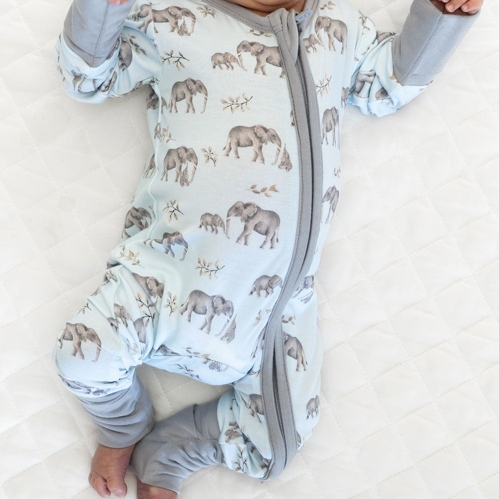 August Bamboo Convertible Footie