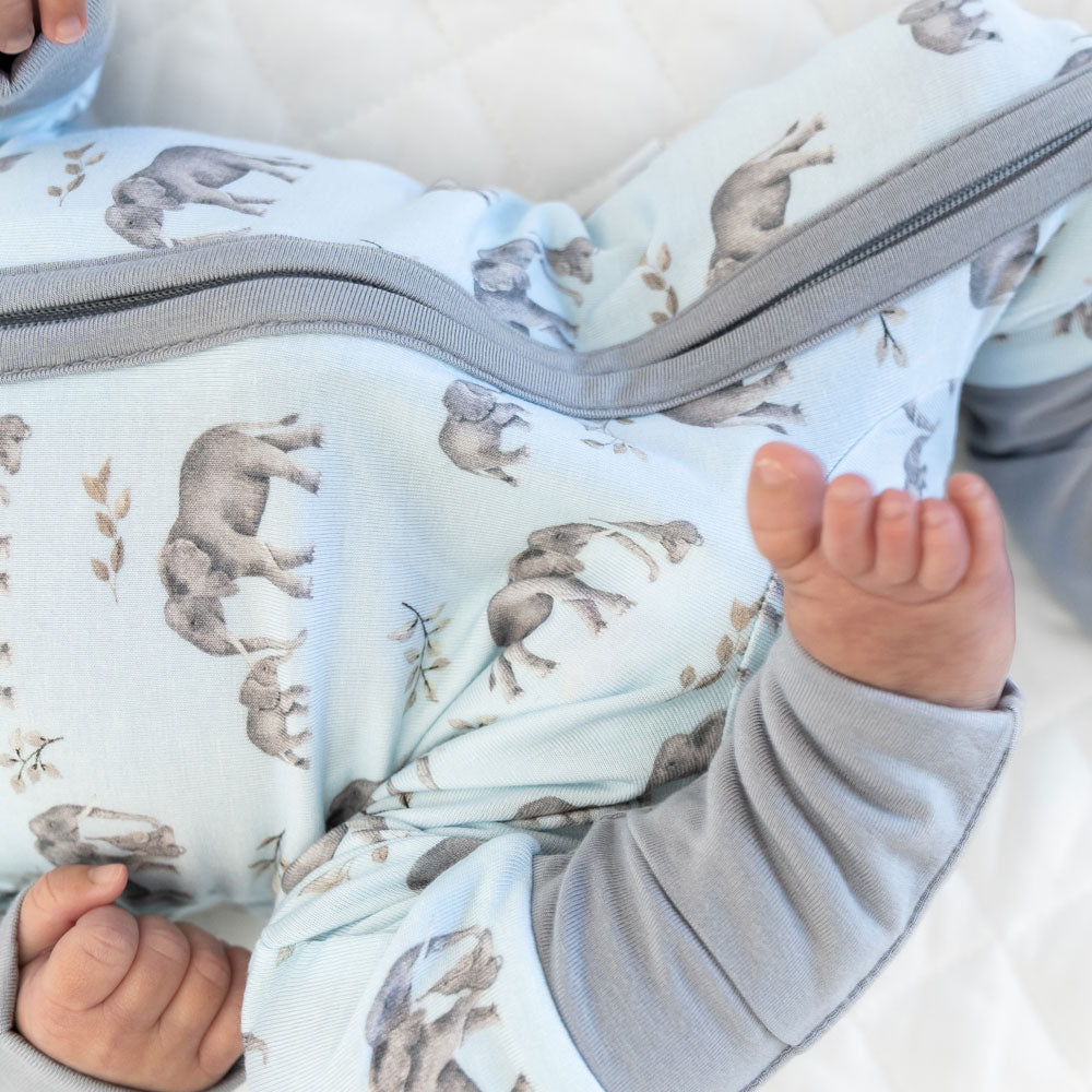 August Bamboo Convertible Footie