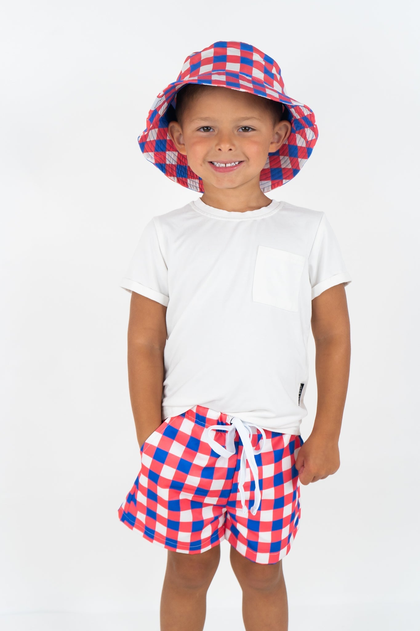 Red, White & Truman Dream Swim Trunks