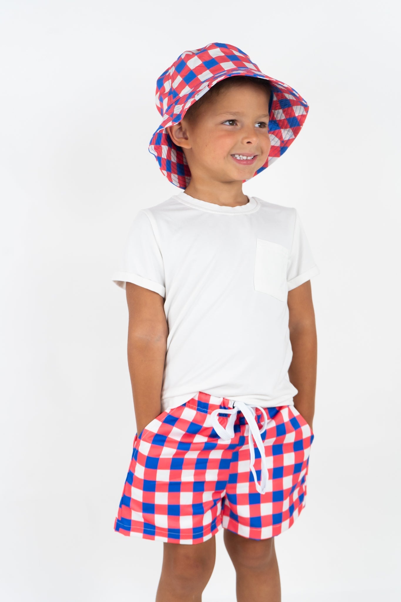 Red, White & Truman Dream Swim Trunks