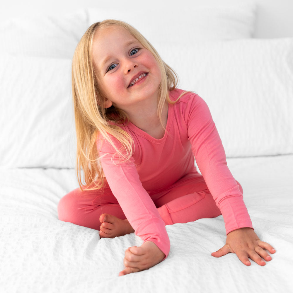 Blossom Solid Bamboo 2-piece Long Sleeve Set