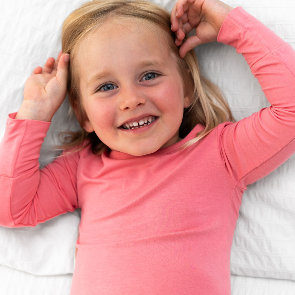 Blossom Solid Bamboo 2-piece Long Sleeve Set