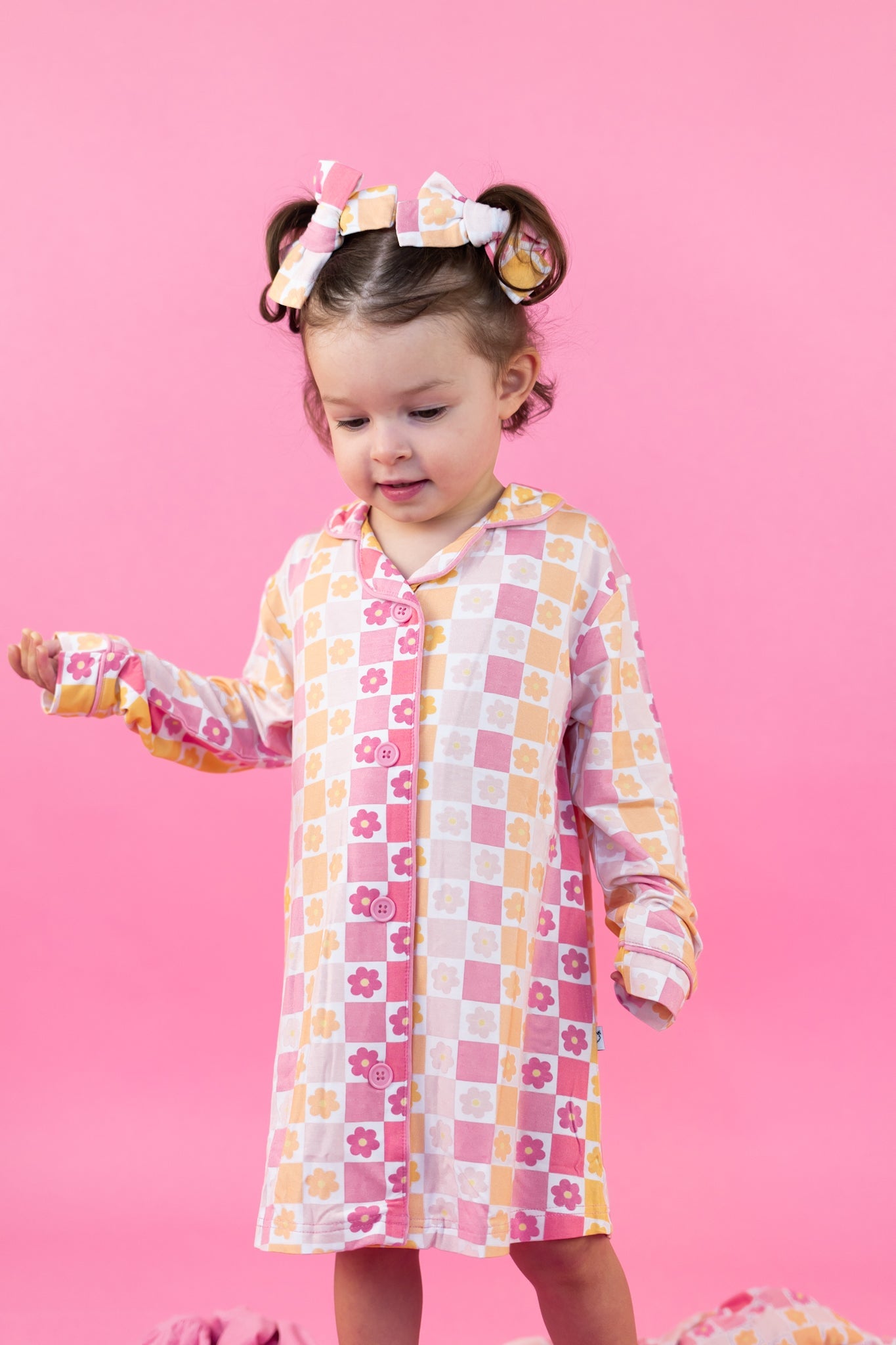 Summer Sunset Checkers Girl's Dream Gown