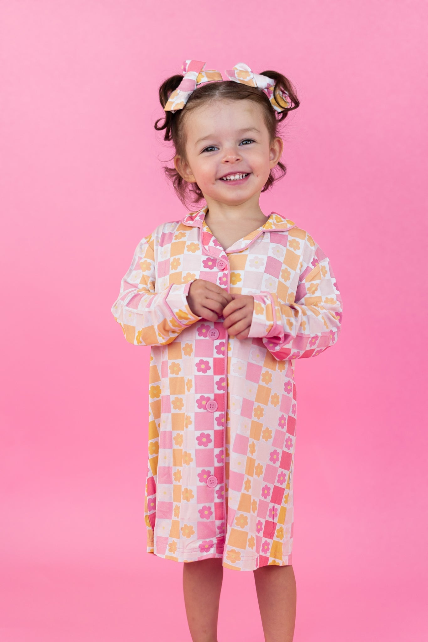 Summer Sunset Checkers Girl's Dream Gown