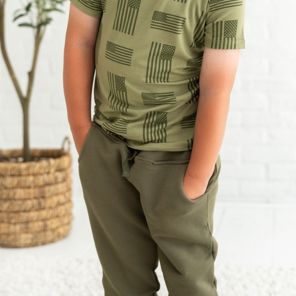 Kolton Bamboo Pocket Tee + Jogger Set