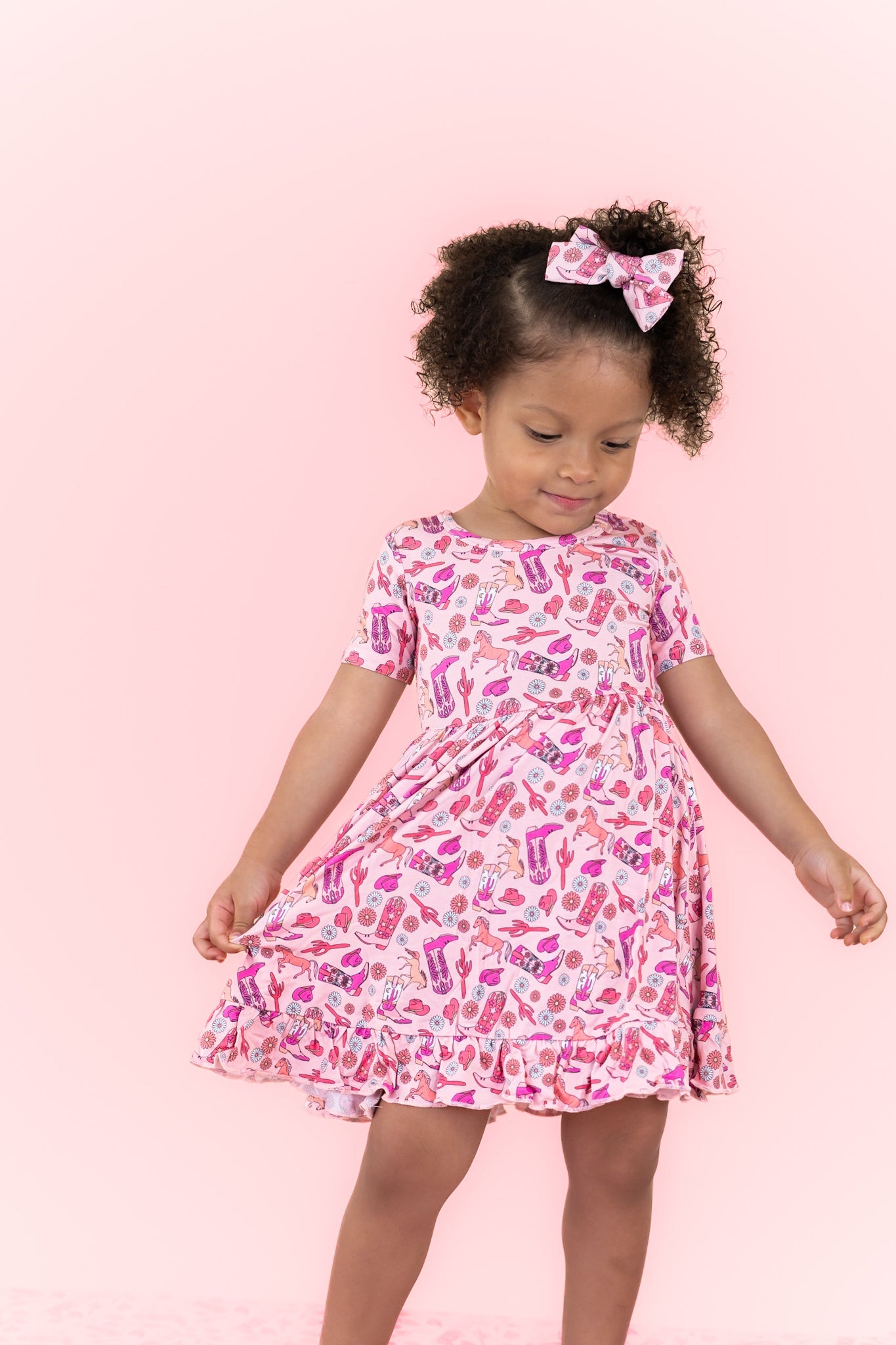 Stay Wild Cowgirl Dream Ruffle Dress