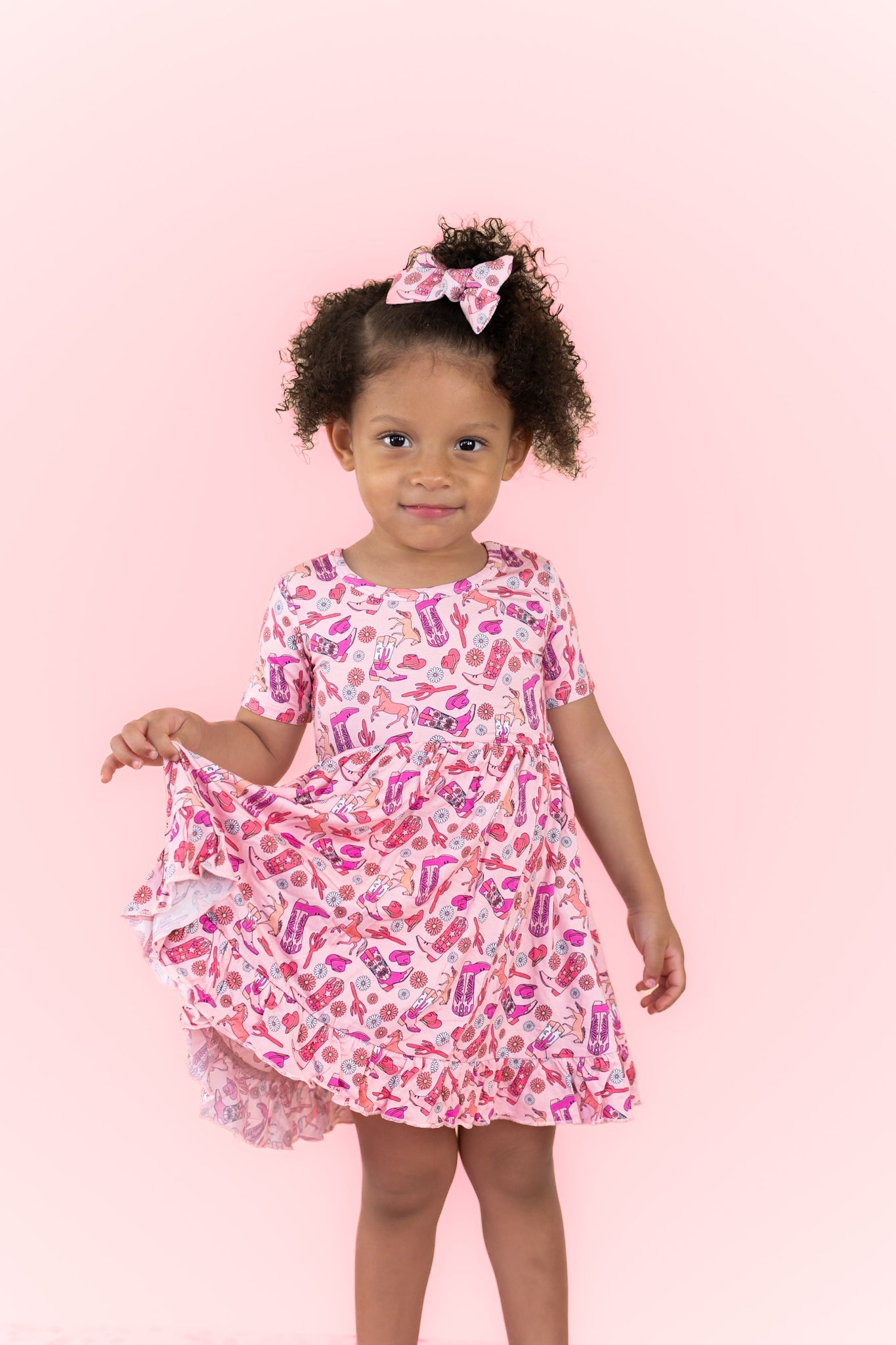 Stay Wild Cowgirl Dream Ruffle Dress