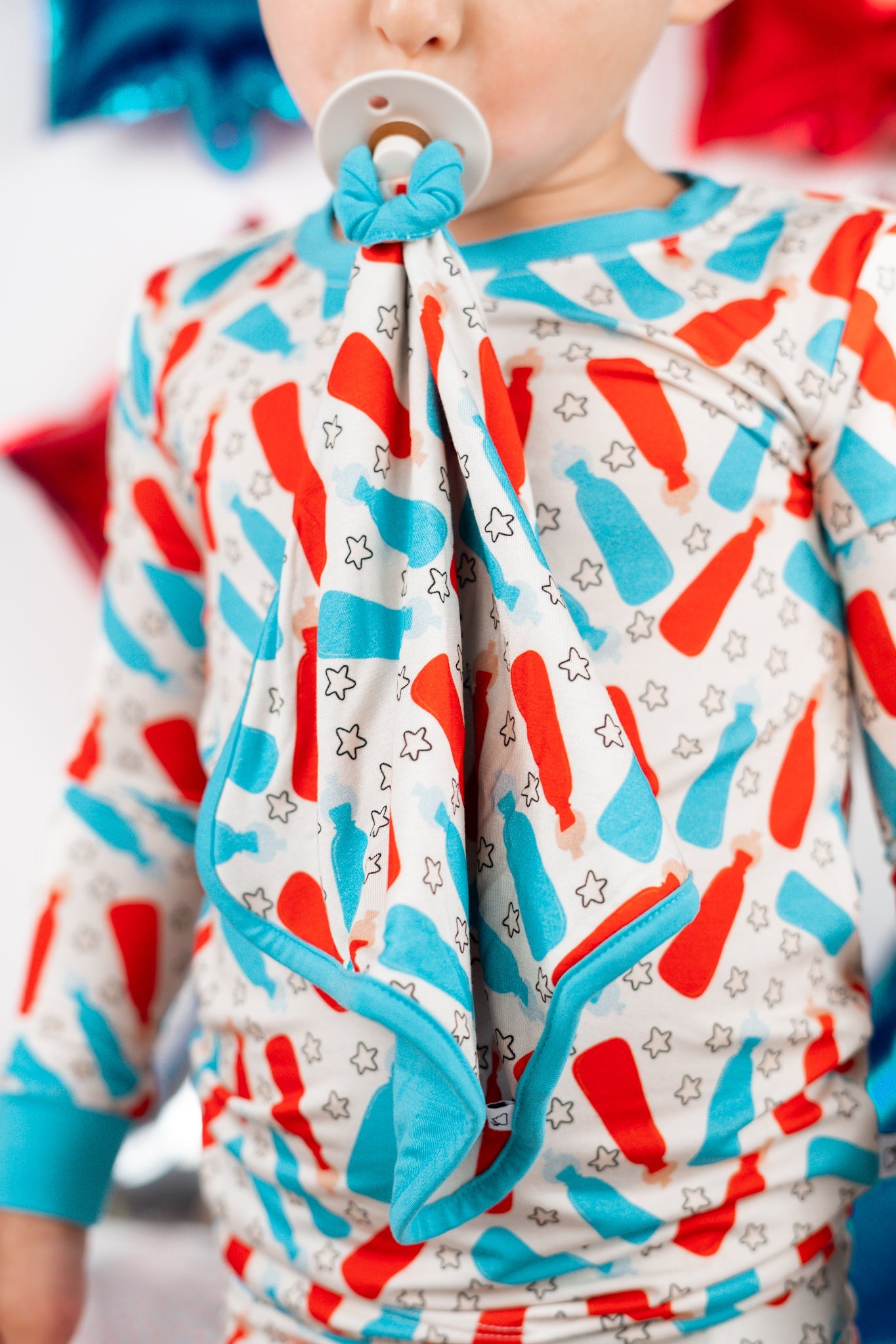 Bursting Red White & Blue Dream Lovey