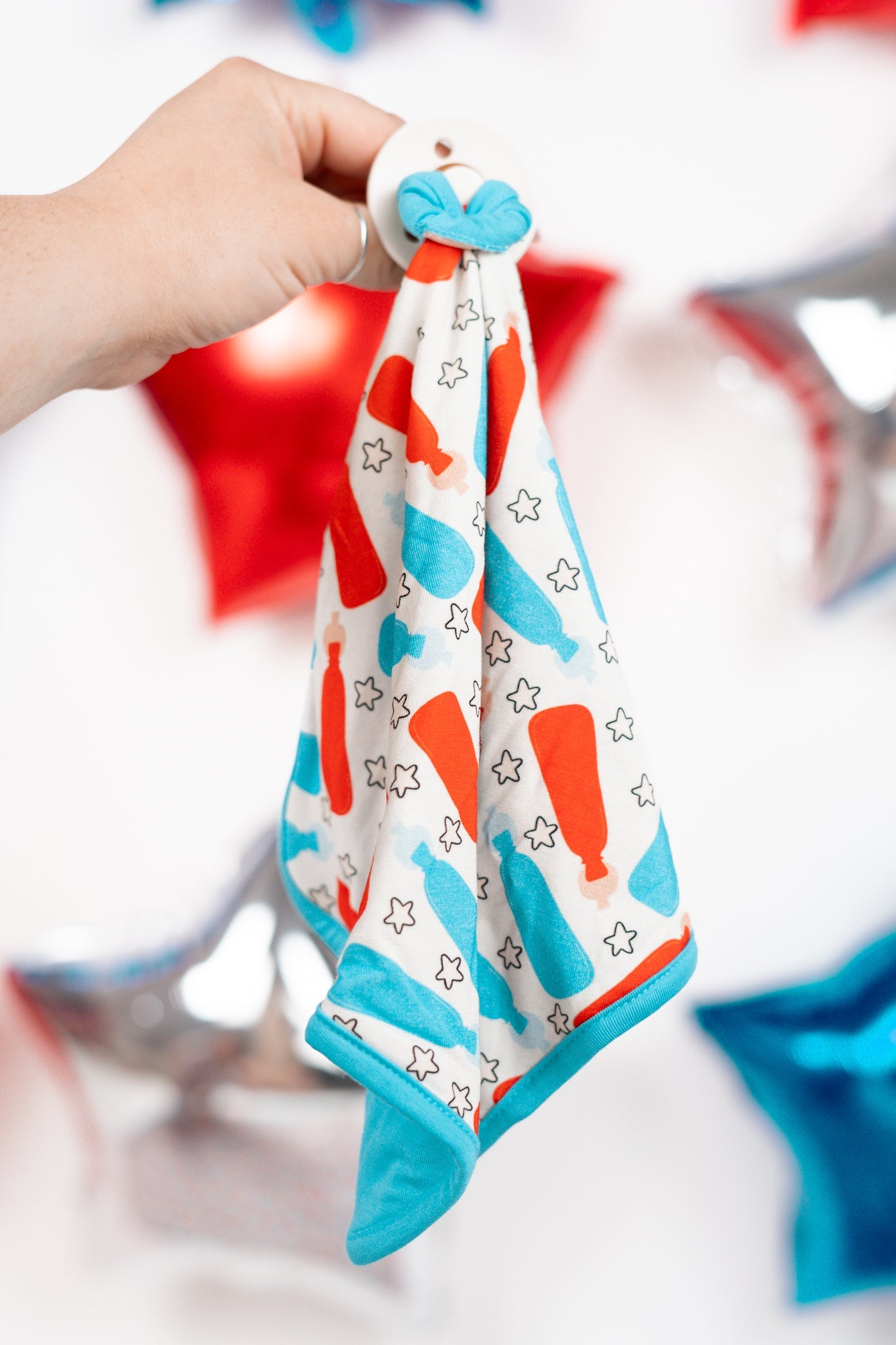 Bursting Red White & Blue Dream Lovey