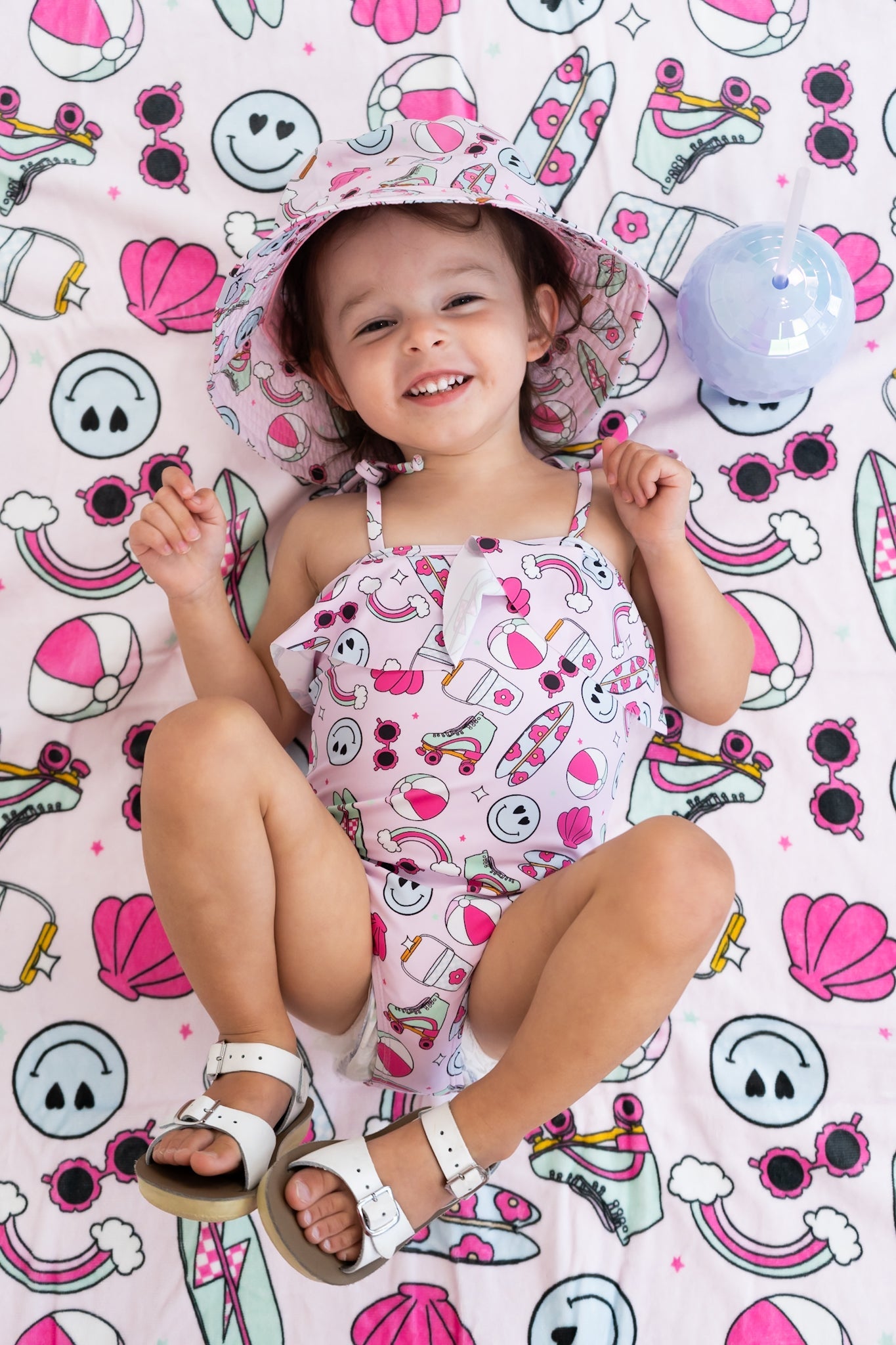 Exclusive Beachin’ It With Brynnleigh Dream Spaghetti One Piece Swim Suit