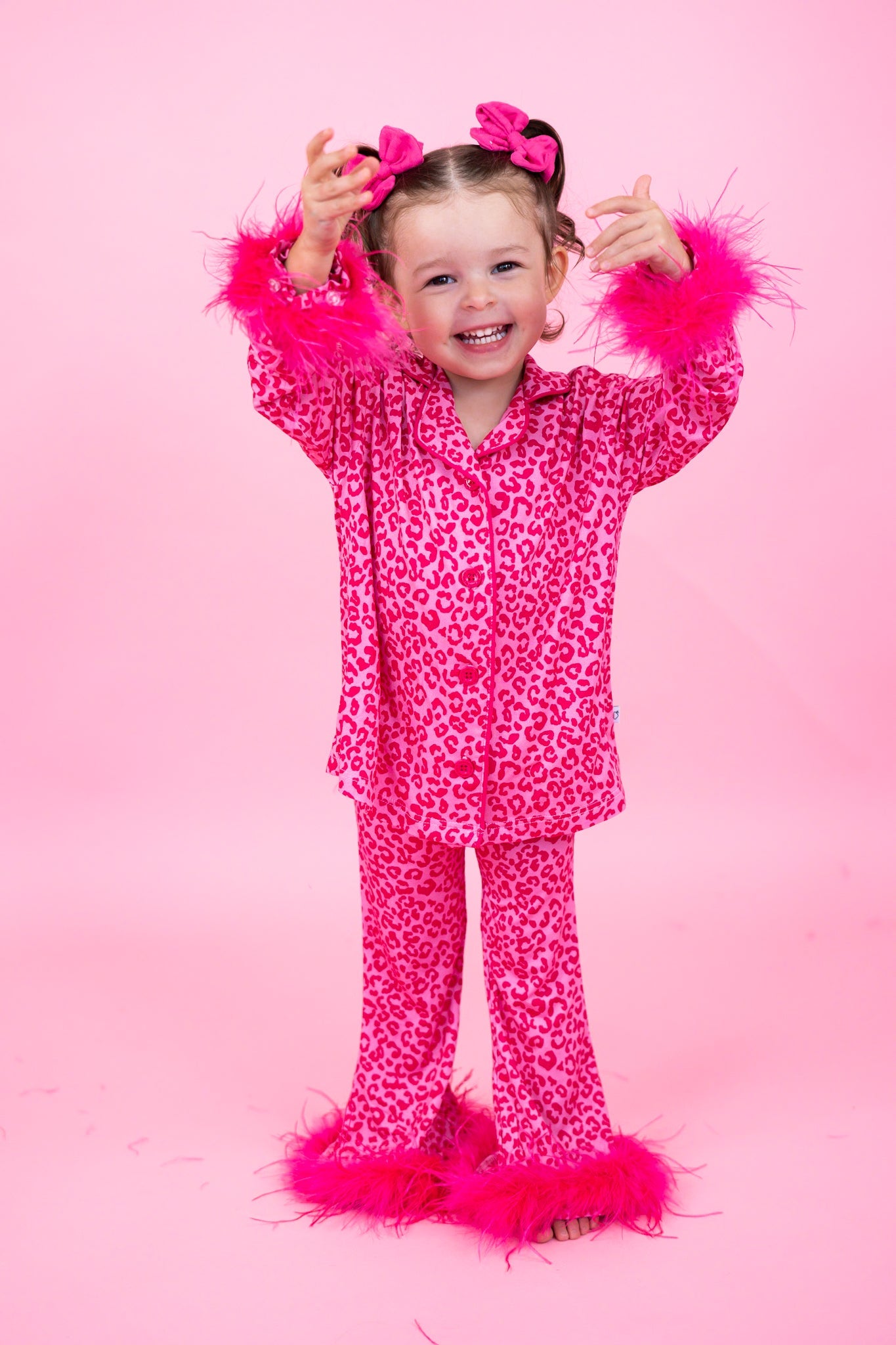 Love Leopard Girl’s Flare Feathered Dream Set
