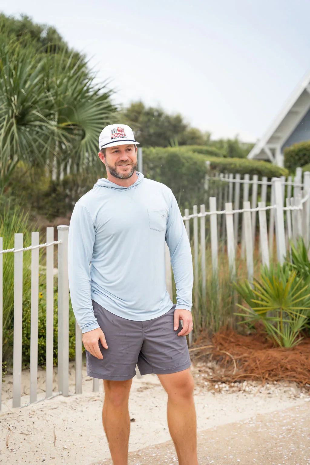 Men's Breezy Bamboo Hoodie Sky