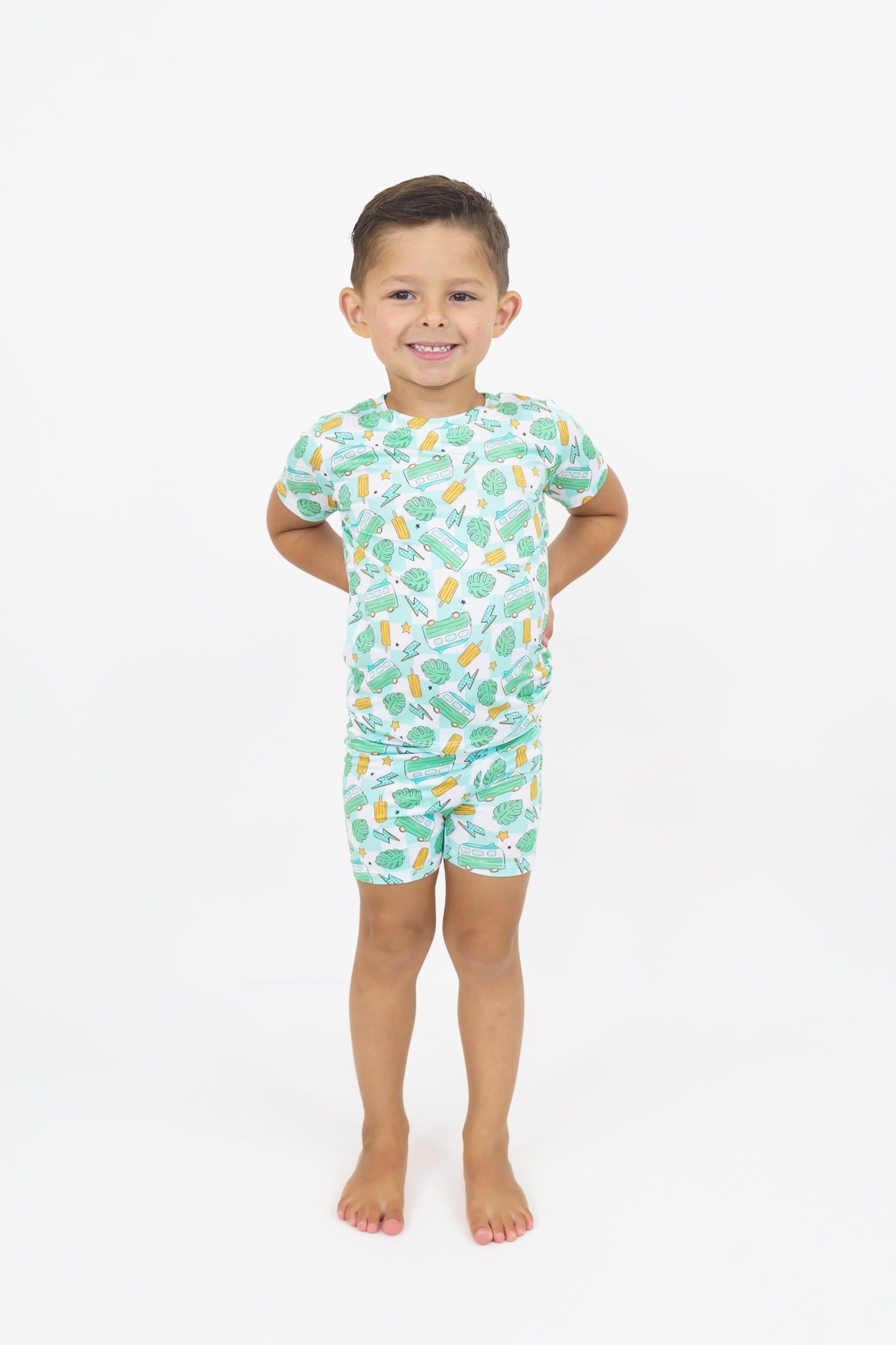 Exclusive Checked Out For Summer Checkers Dream Short Set