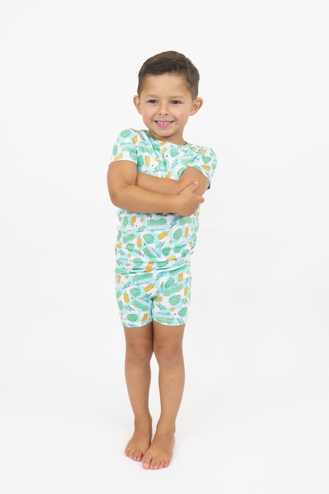 Exclusive Checked Out For Summer Checkers Dream Short Set