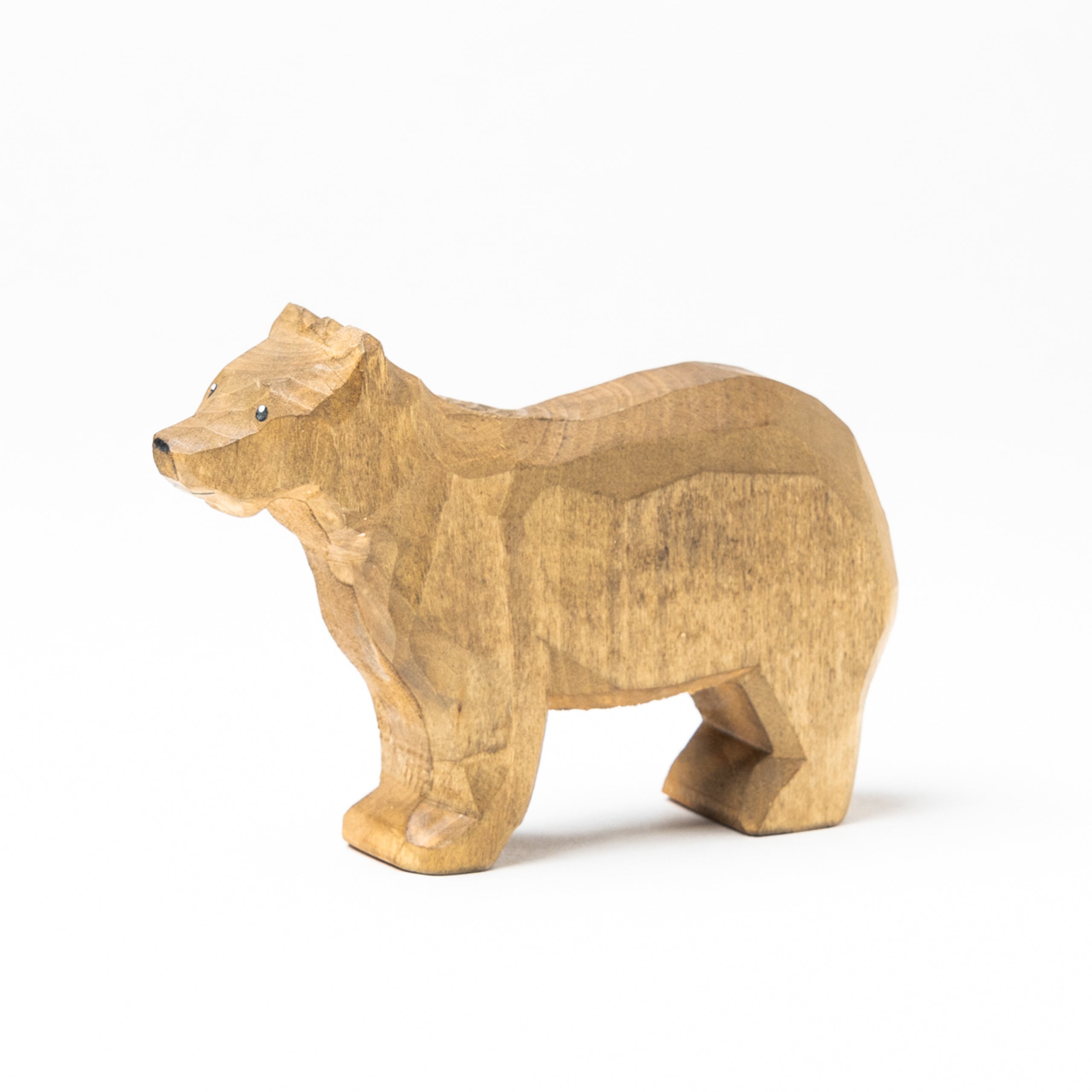 Hand Carved Wooden Forest Animals - Set Of 17