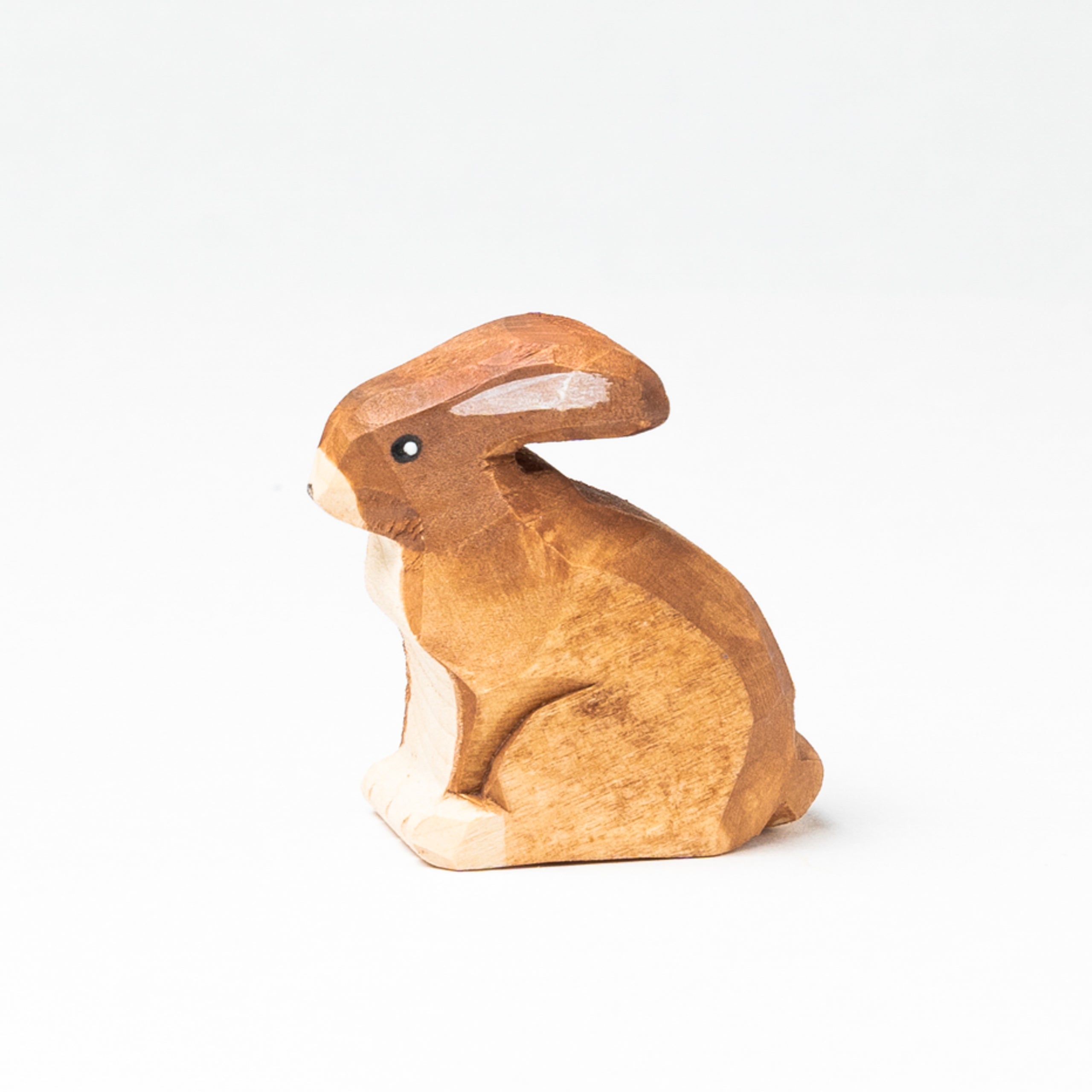 Hand Carved Wooden Forest Animals - Set Of 17