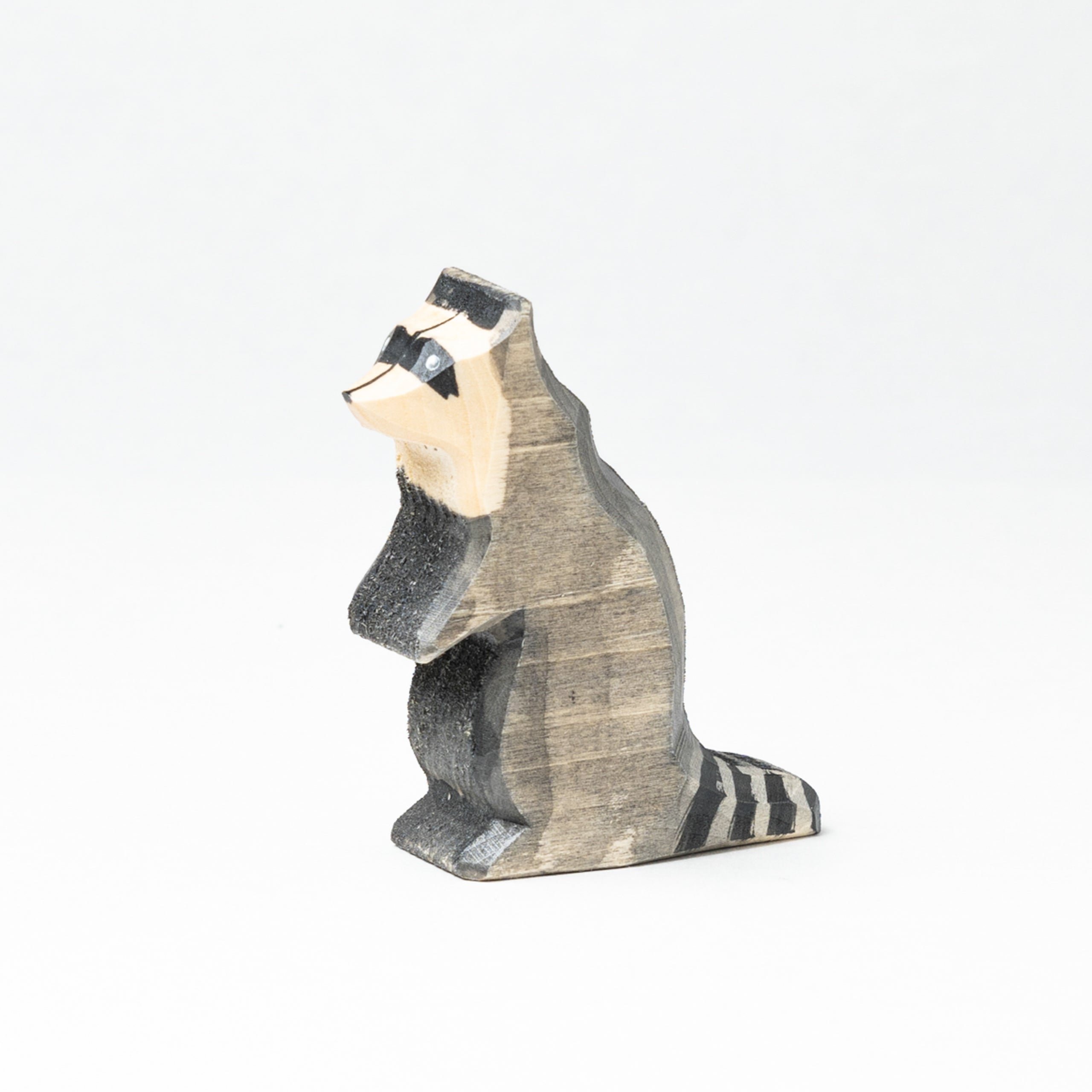 Hand Carved Wooden Forest Animals - Set Of 17