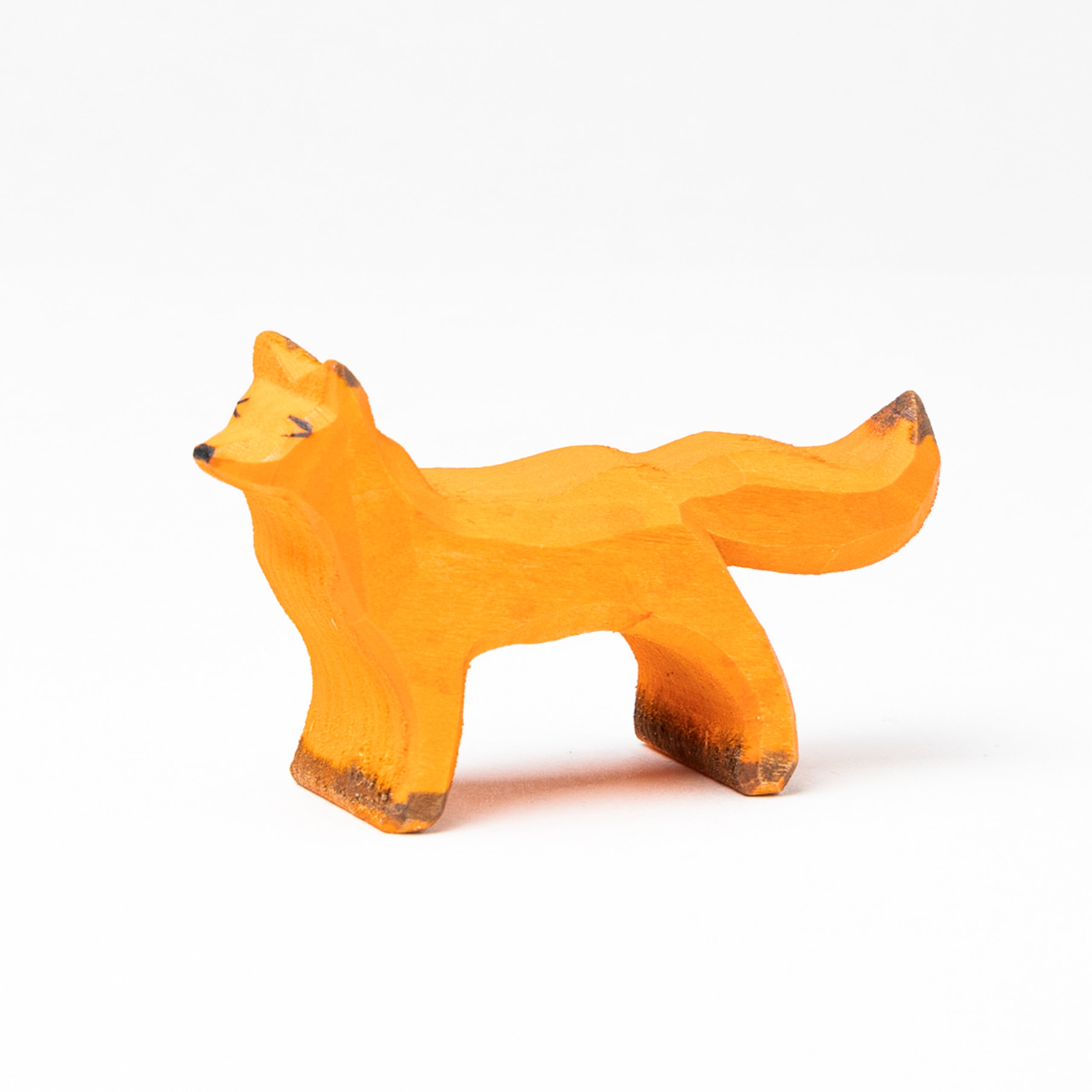 Hand Carved Wooden Forest Animals - Set Of 17