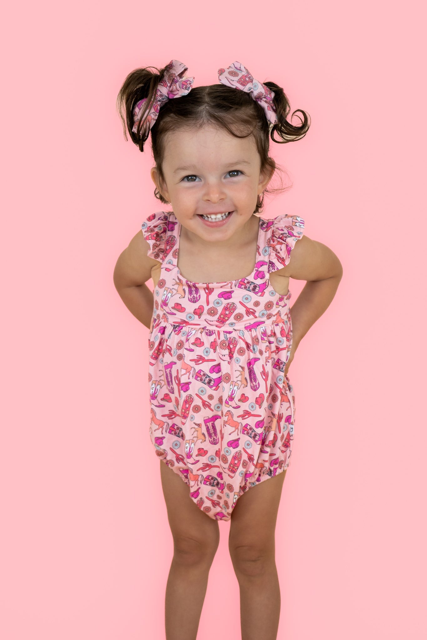 Stay Wild Cowgirl Dream Bubble Romper