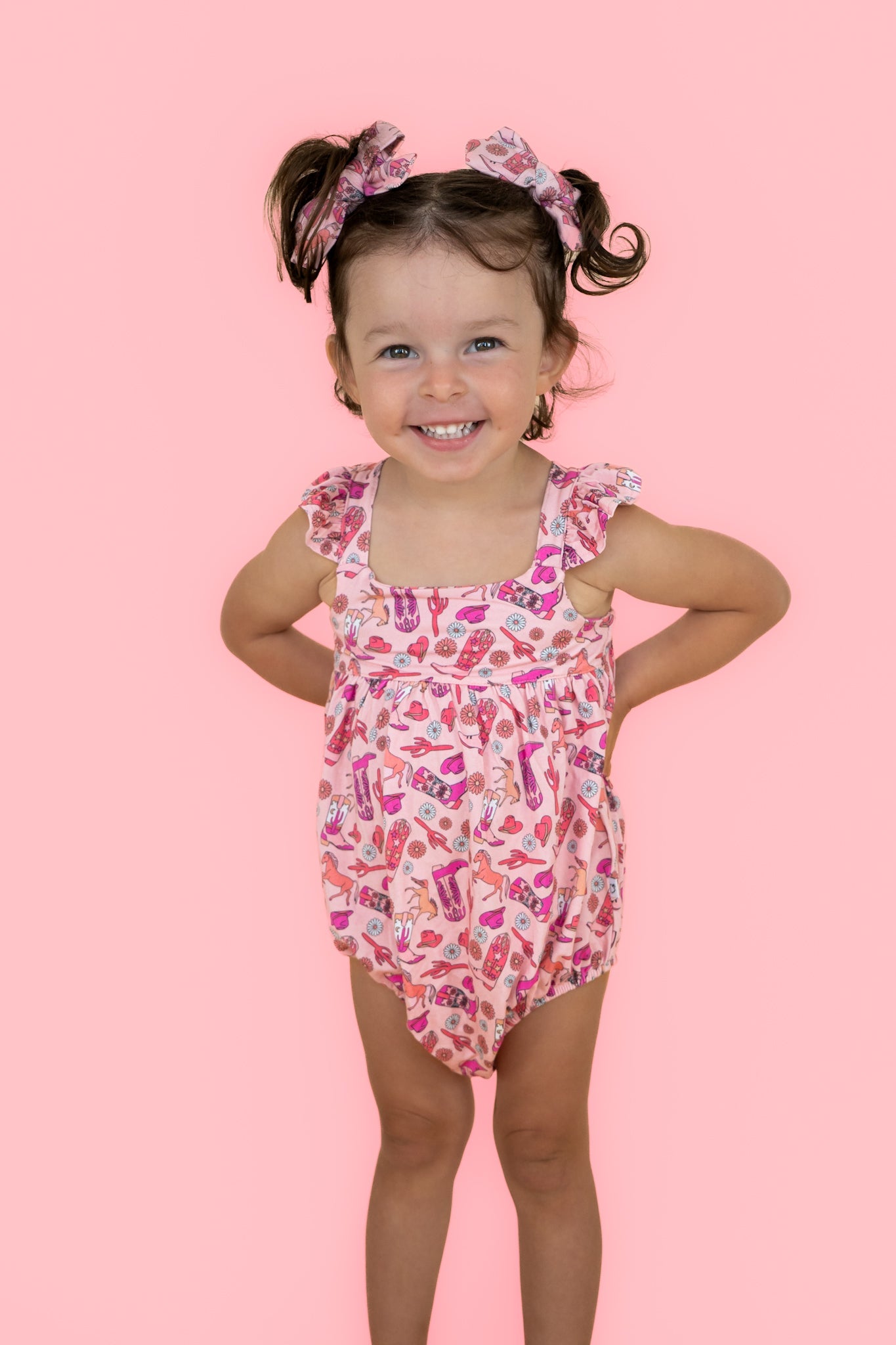 Stay Wild Cowgirl Dream Bubble Romper