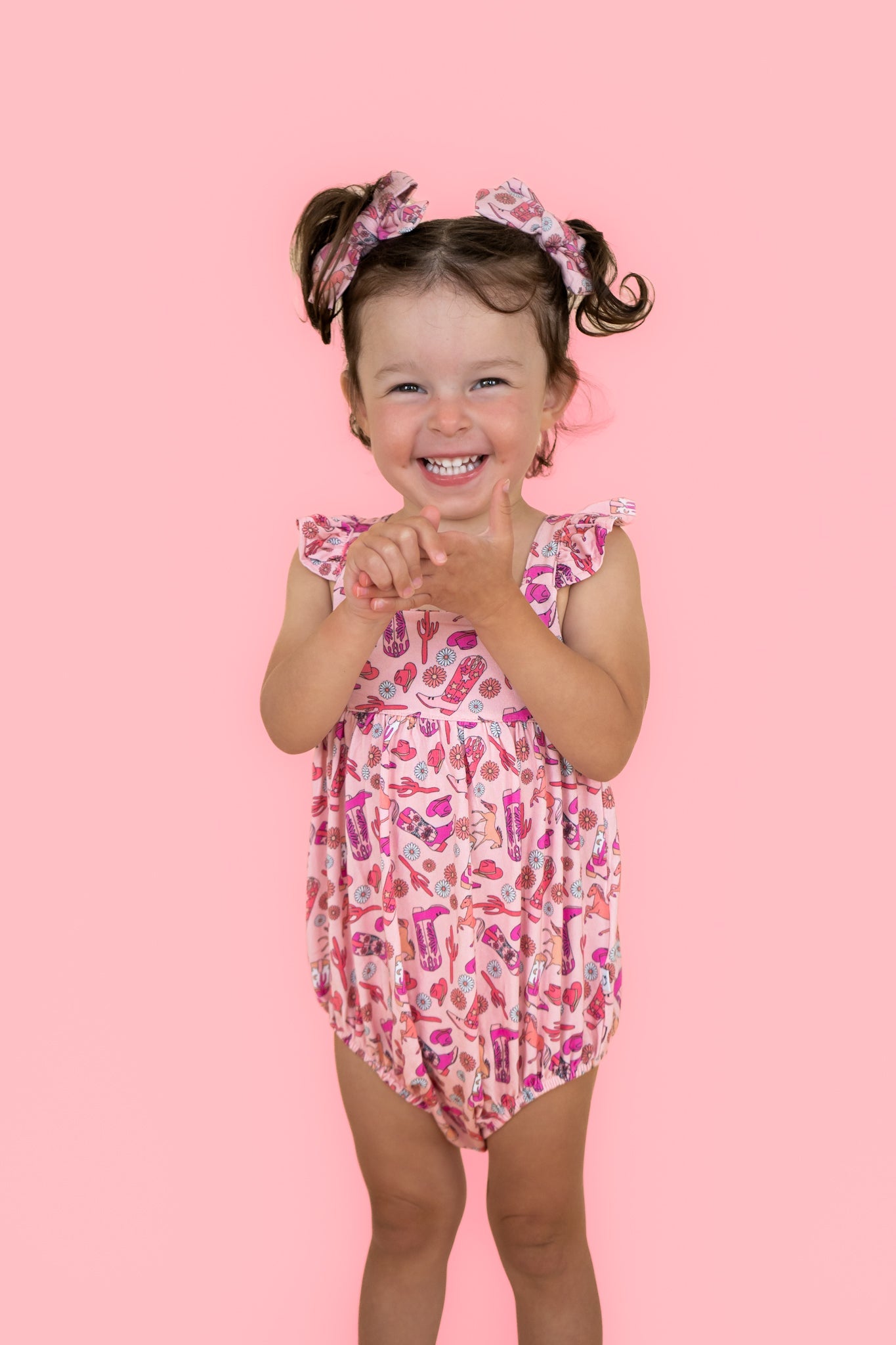 Stay Wild Cowgirl Dream Bubble Romper