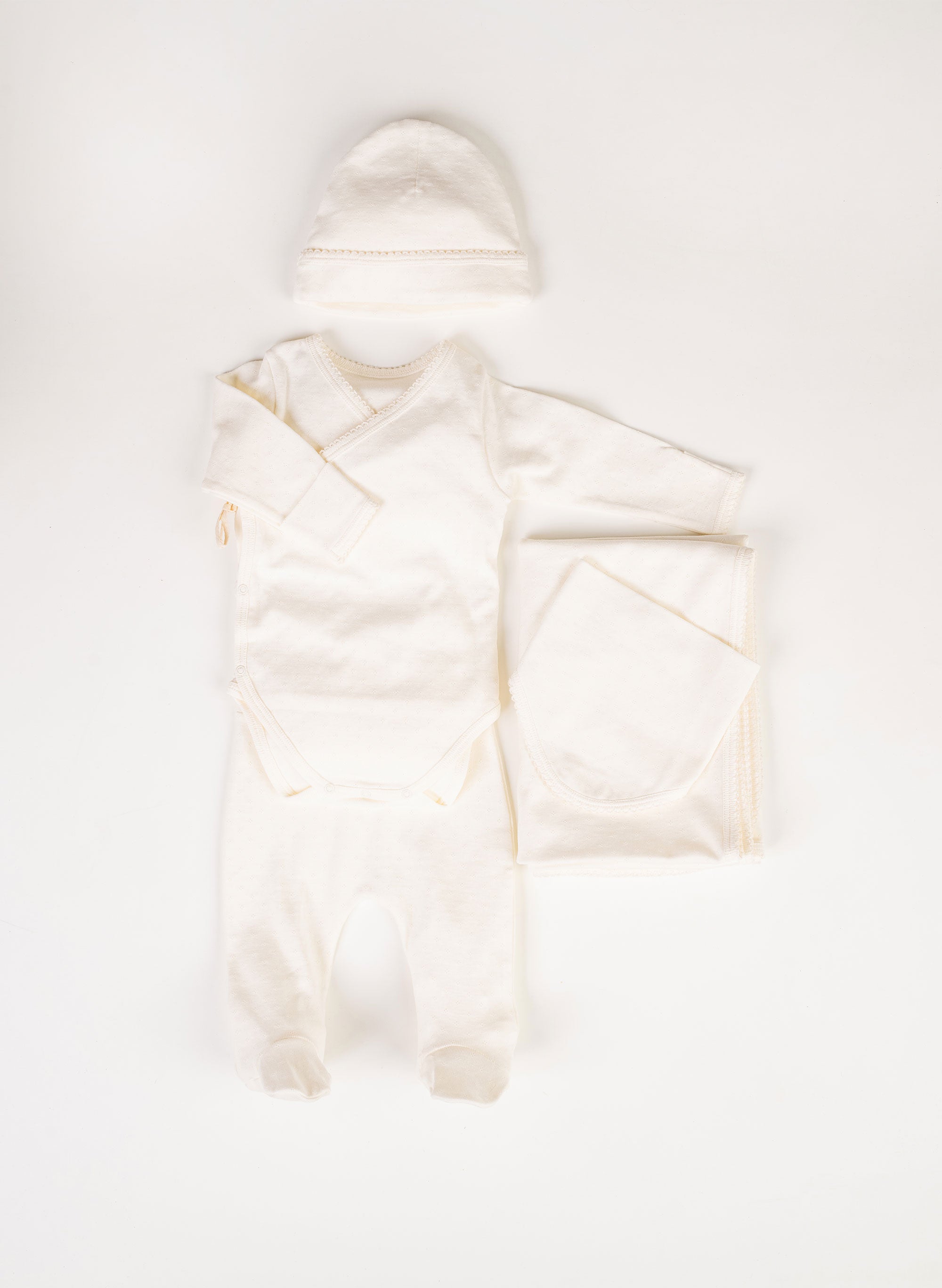 Welcome Baby Pointelle 5 Piece Set