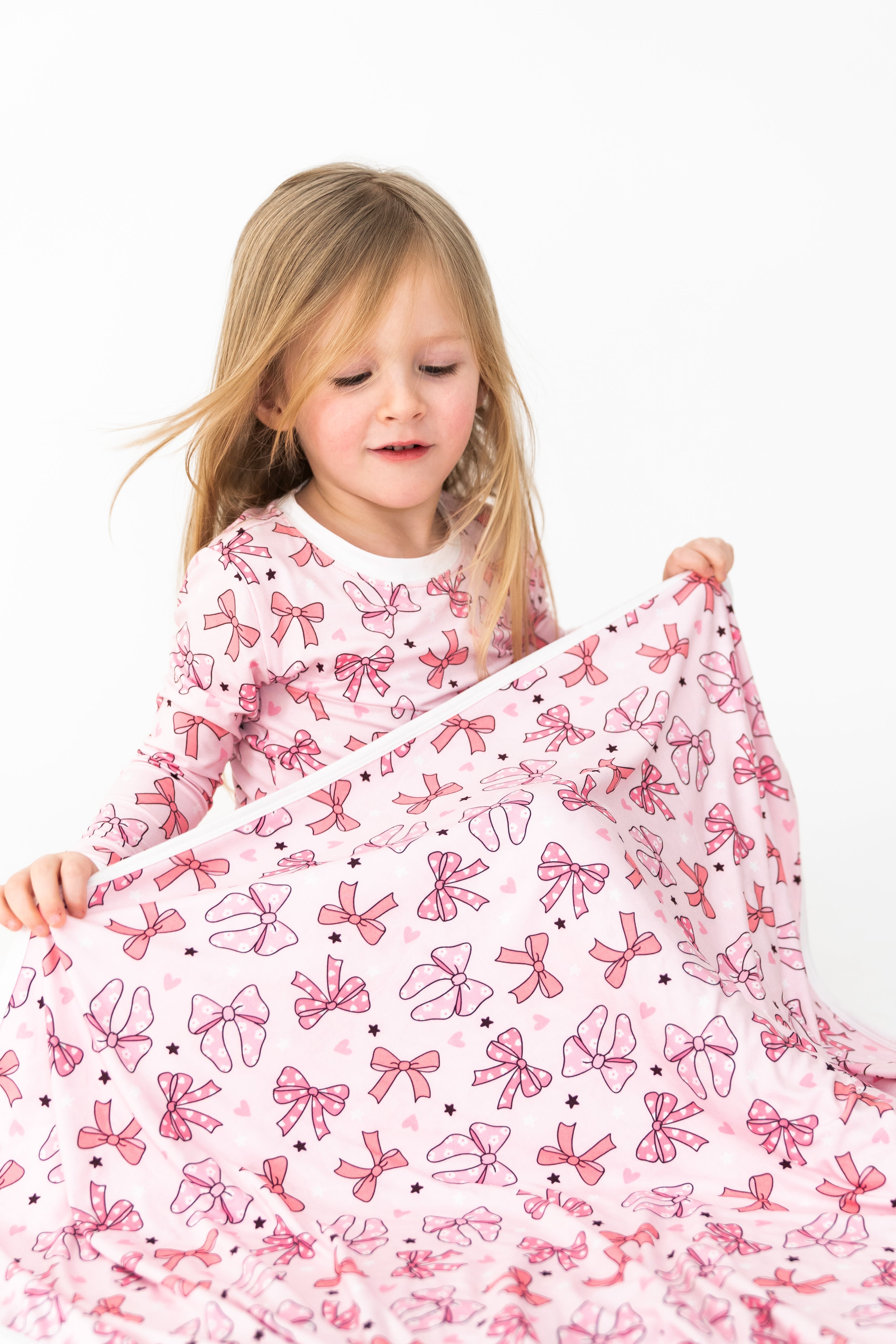 Pink Bow Blanket