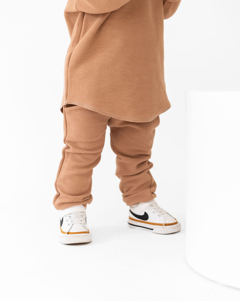 Umber Waffle Knit Joggers