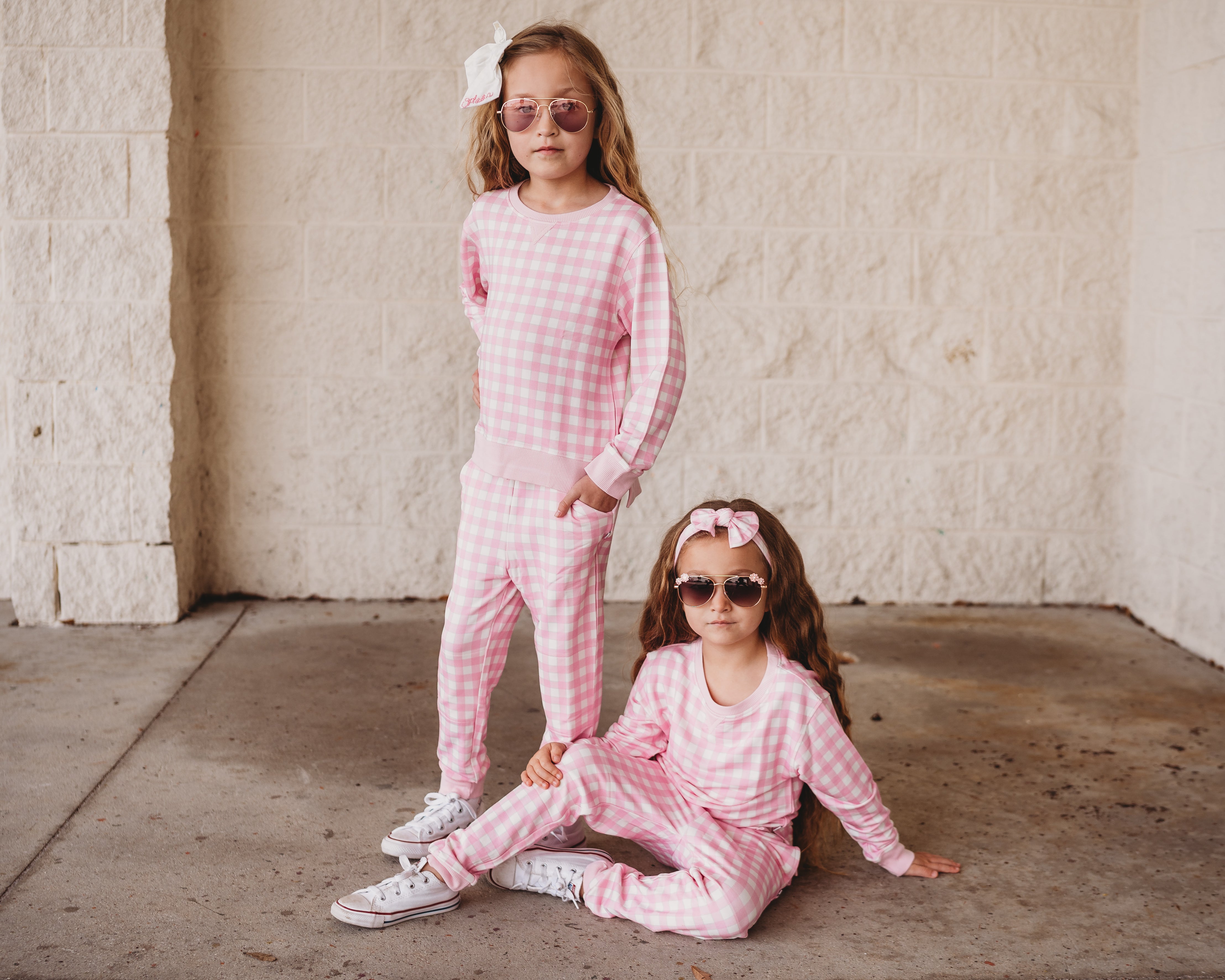 Taffy Pink Gingham Dream Jogger