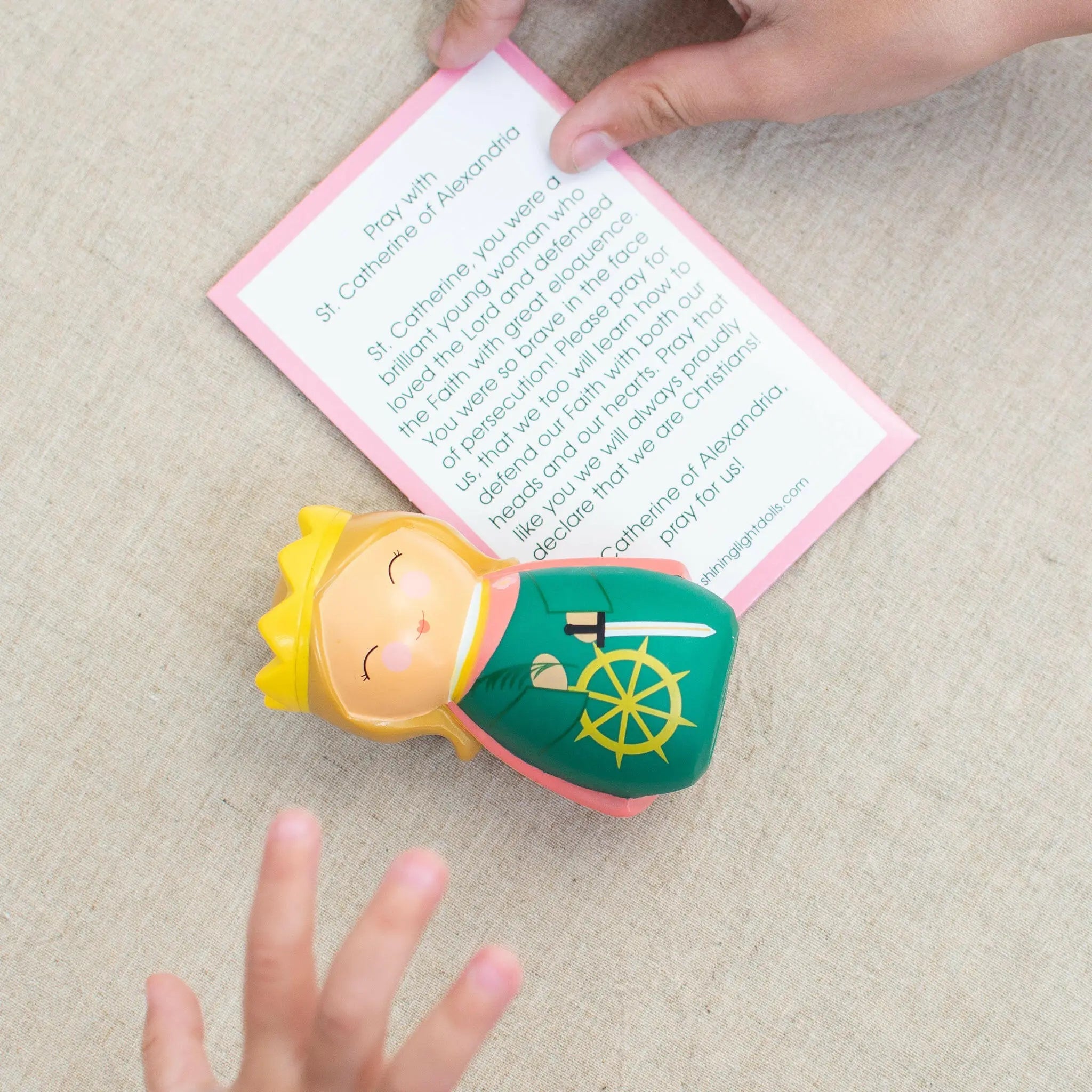 Saint Catherine Of Alexandria Shining Light Doll