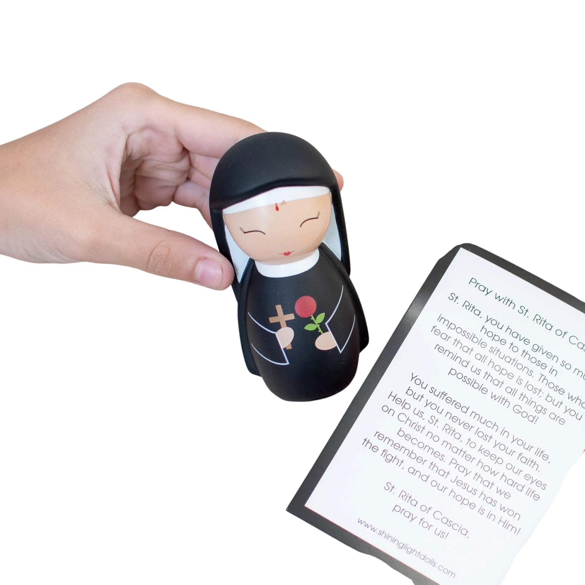 Saint Rita Of Cascia Shining Light Doll