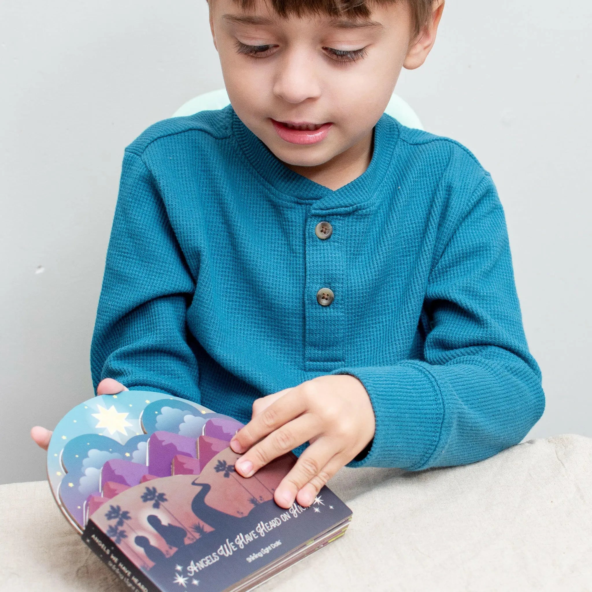 Angels We Have Heard On High Shaped Book