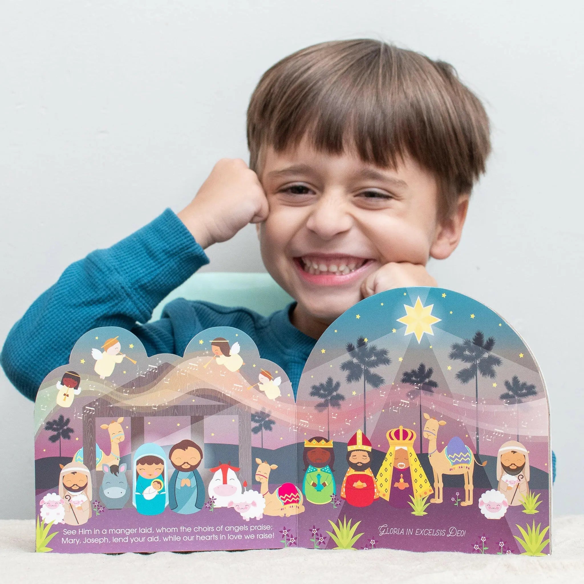 Angels We Have Heard On High Shaped Book