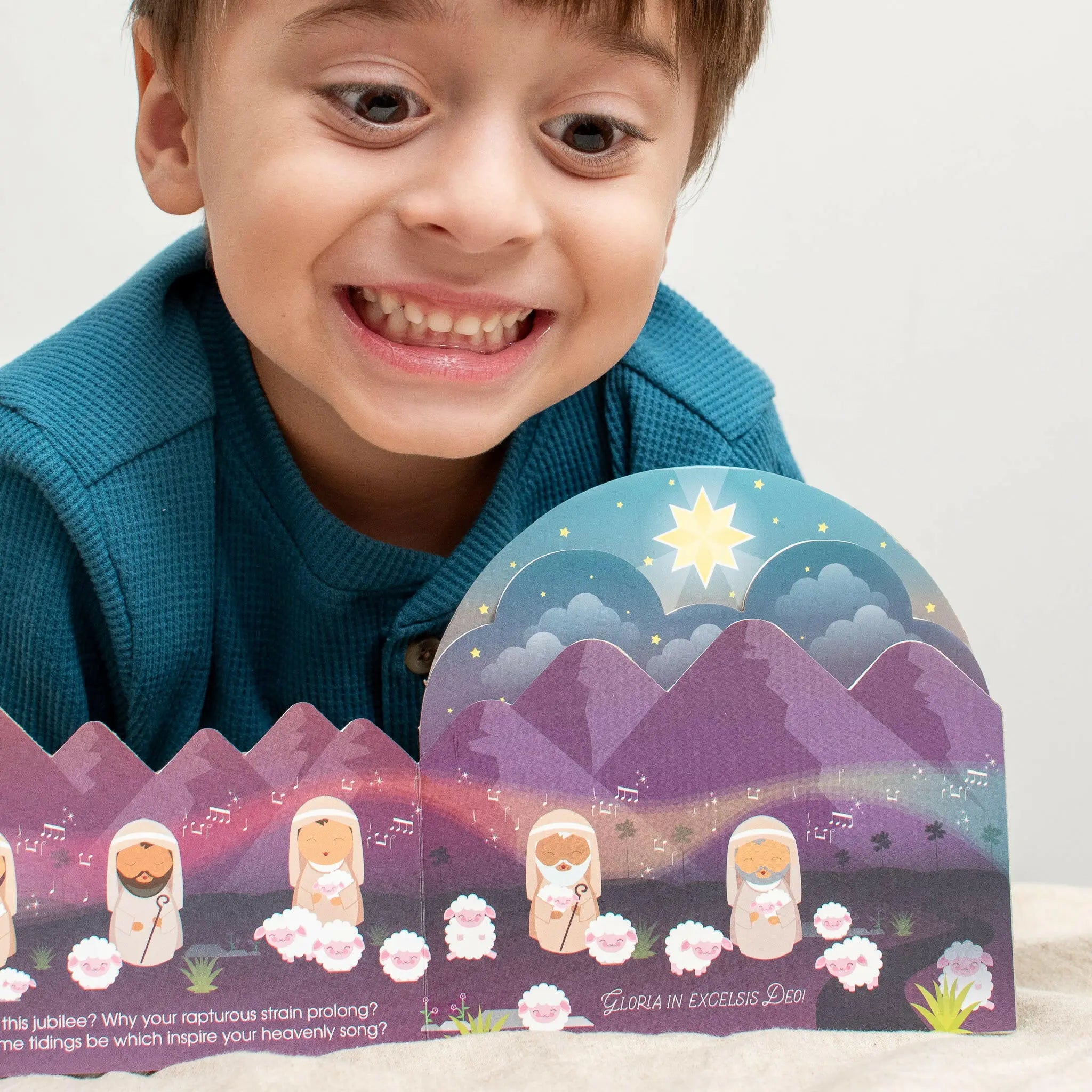 Angels We Have Heard On High Shaped Book