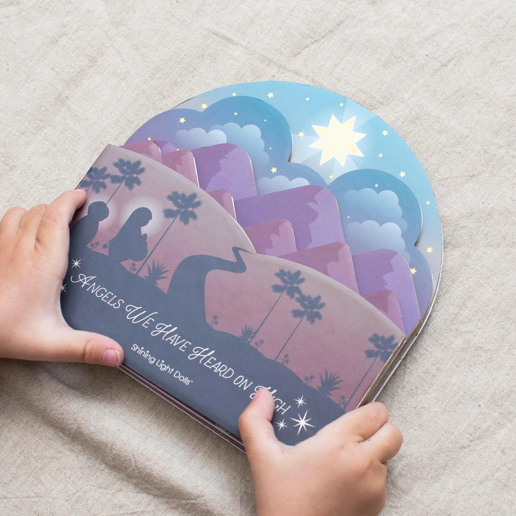 Angels We Have Heard On High Shaped Book