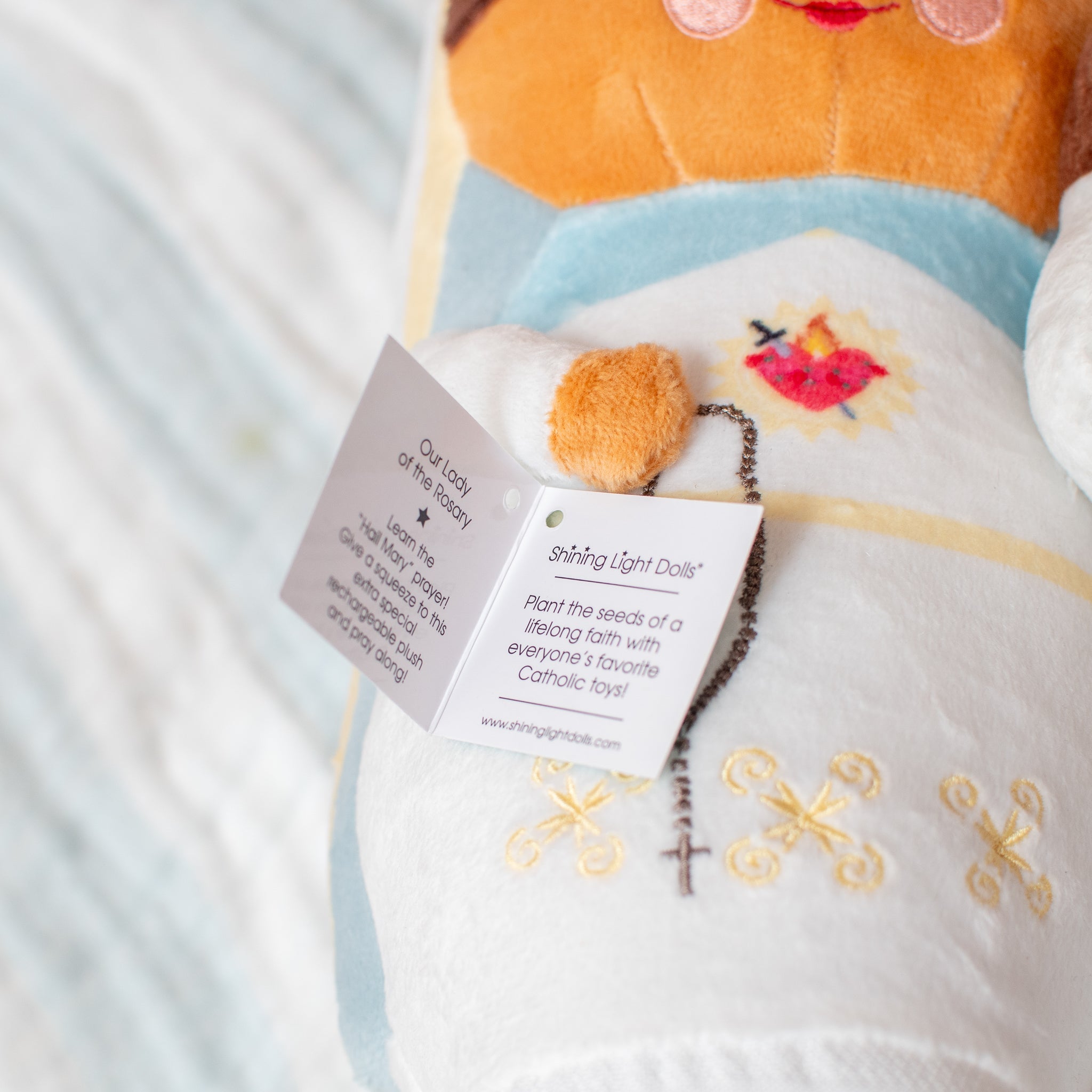 Our Lady Of The Rosary - Hail Mary Audio Plush Doll