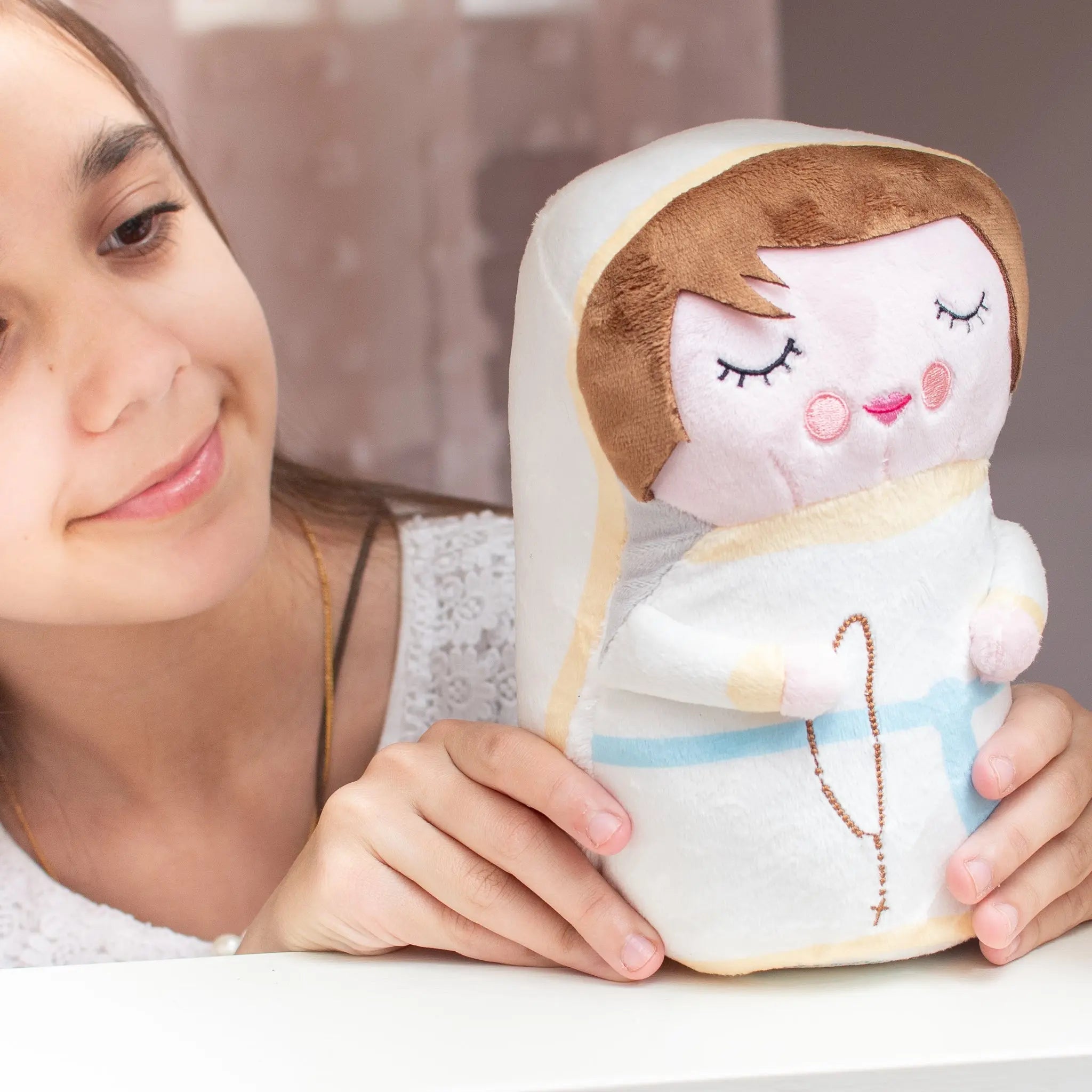 Our Lady Of Lourdes Plush Doll