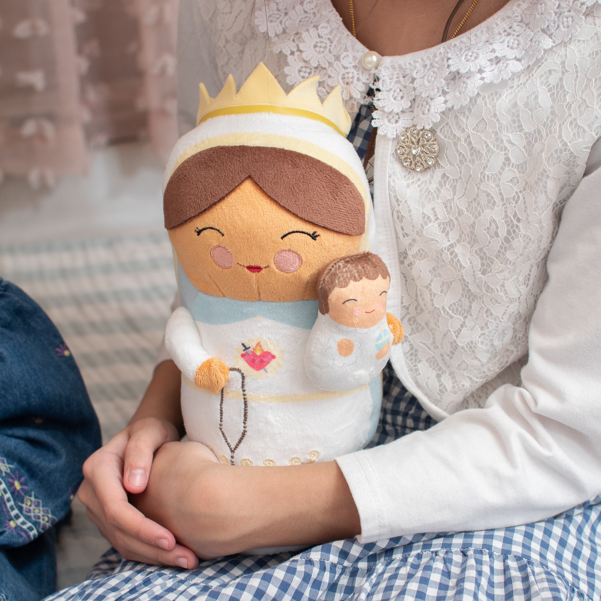 Our Lady Of The Rosary - Hail Mary Audio Plush Doll