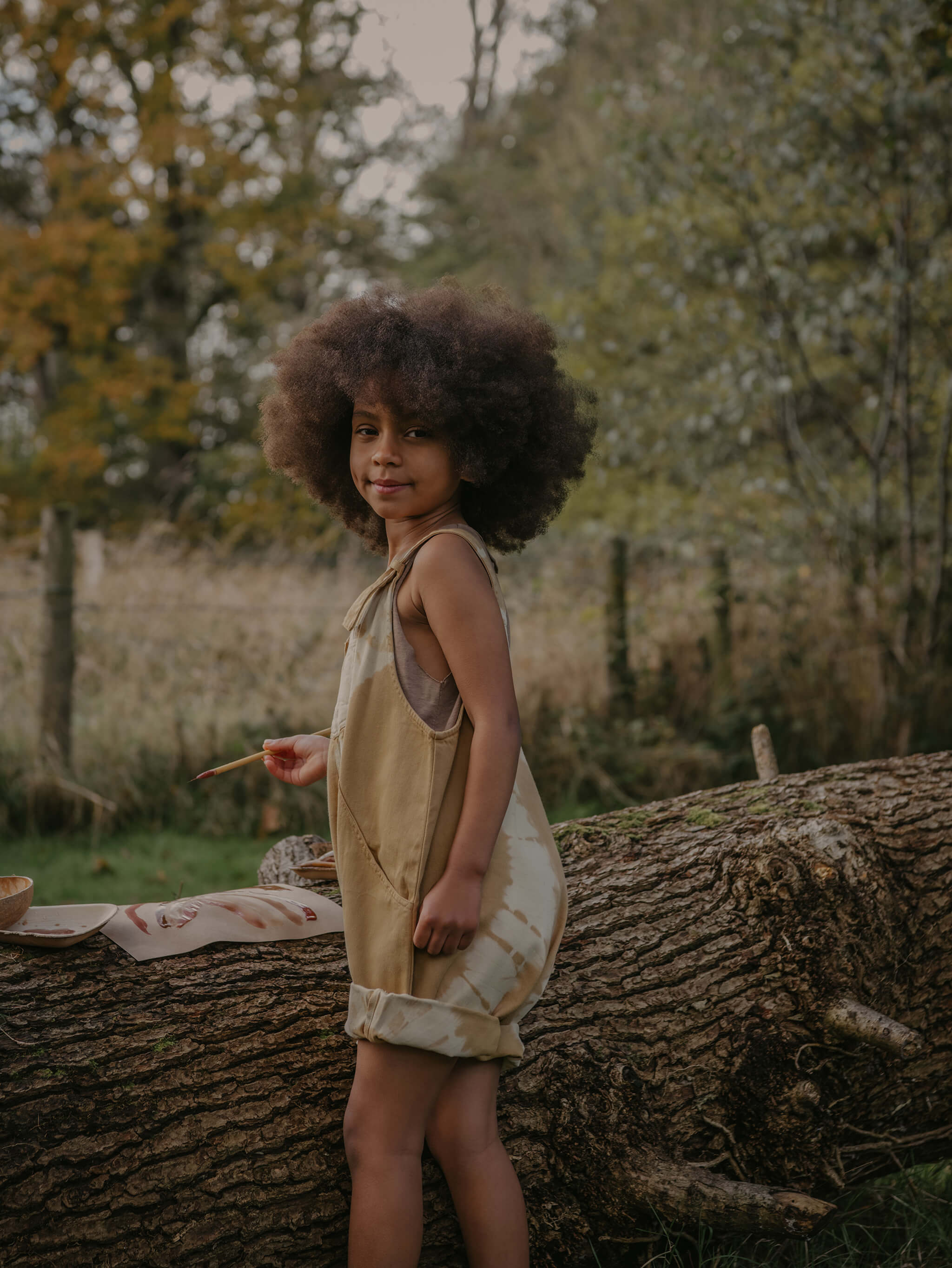 The Tie-dye Dungaree Short