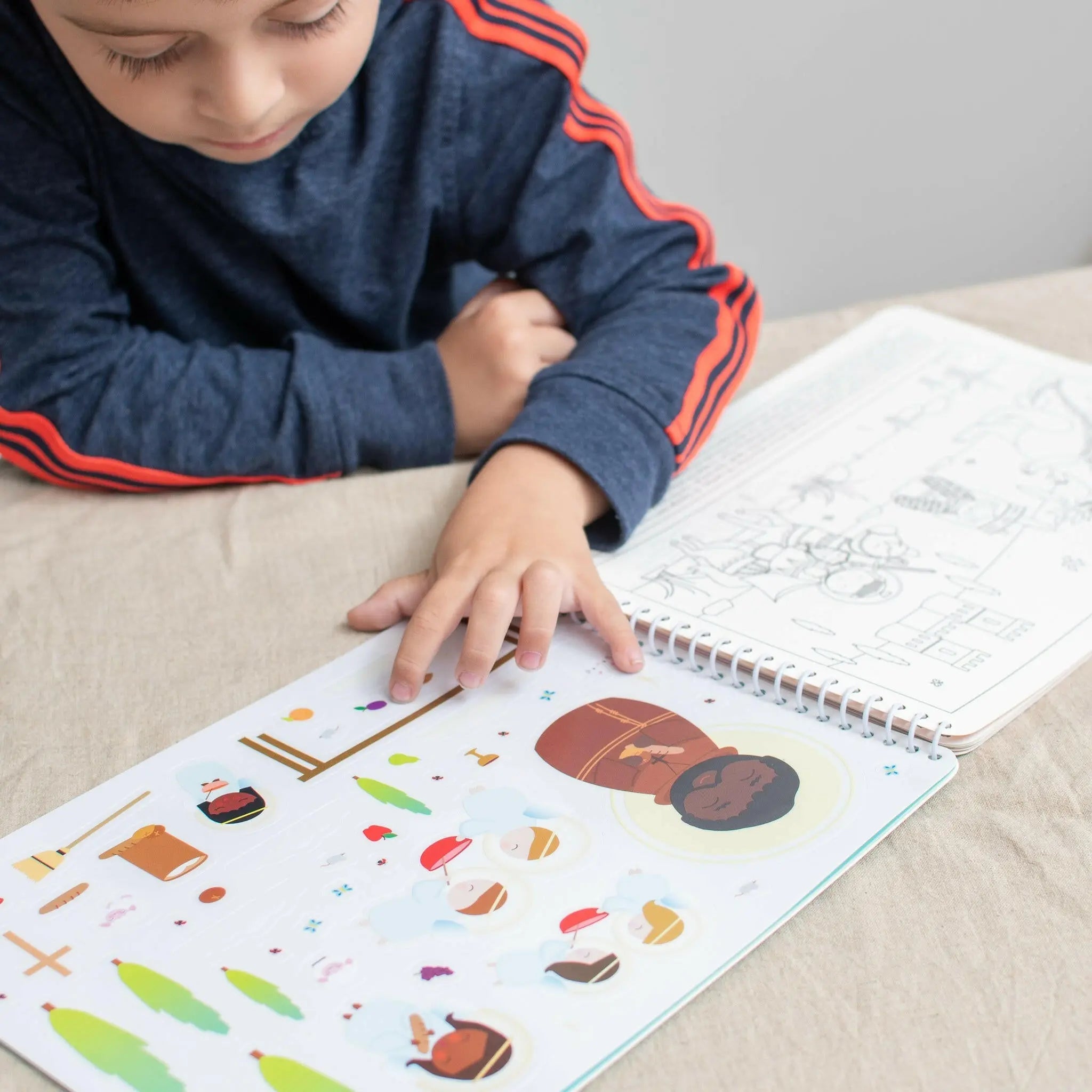 Saintly Scenes Book #2 - Reusable Sticker Scene And Coloring Book