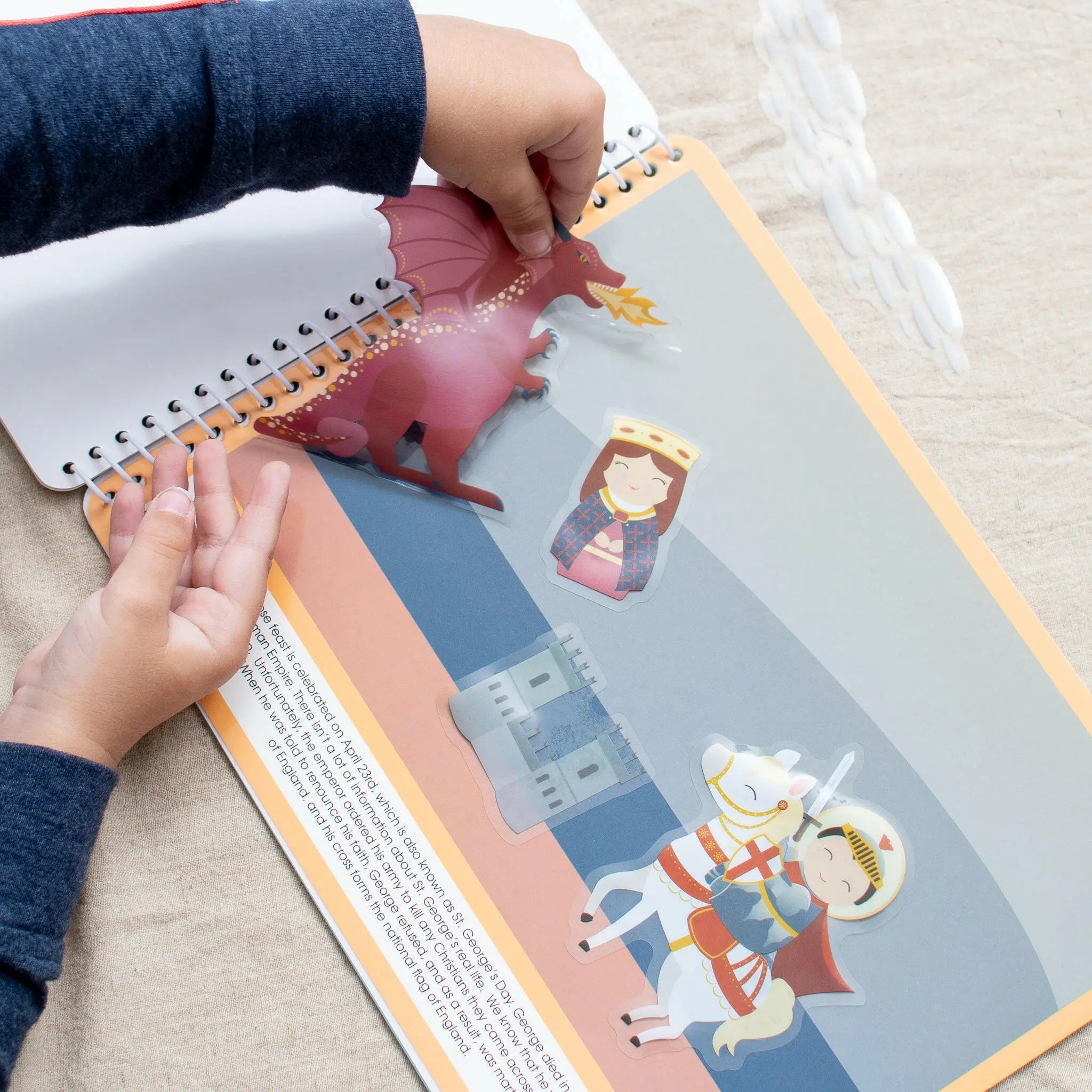 Saintly Scenes Book #2 - Reusable Sticker Scene And Coloring Book