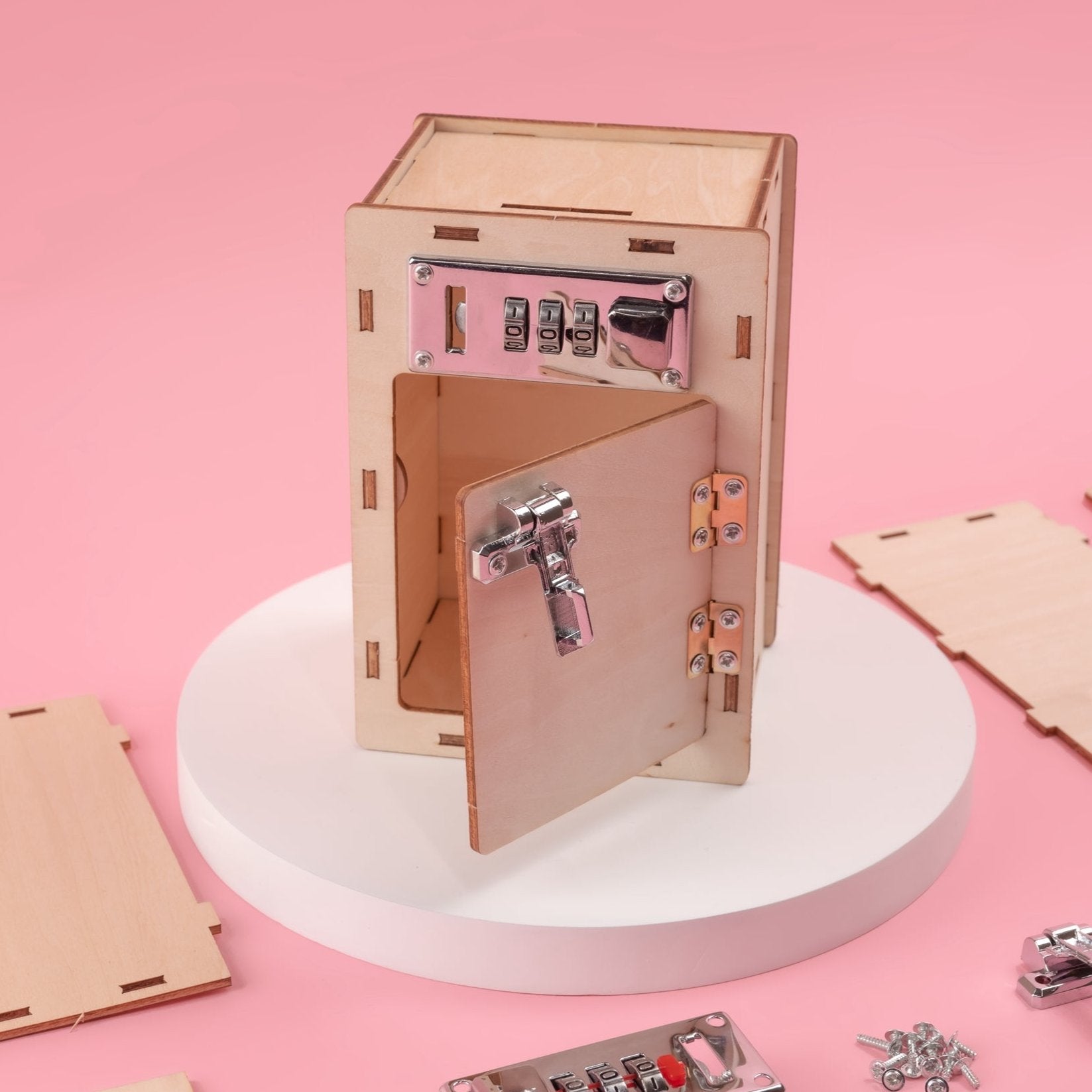 Combination Lock Box Diy Kit, Educational Stem Toy