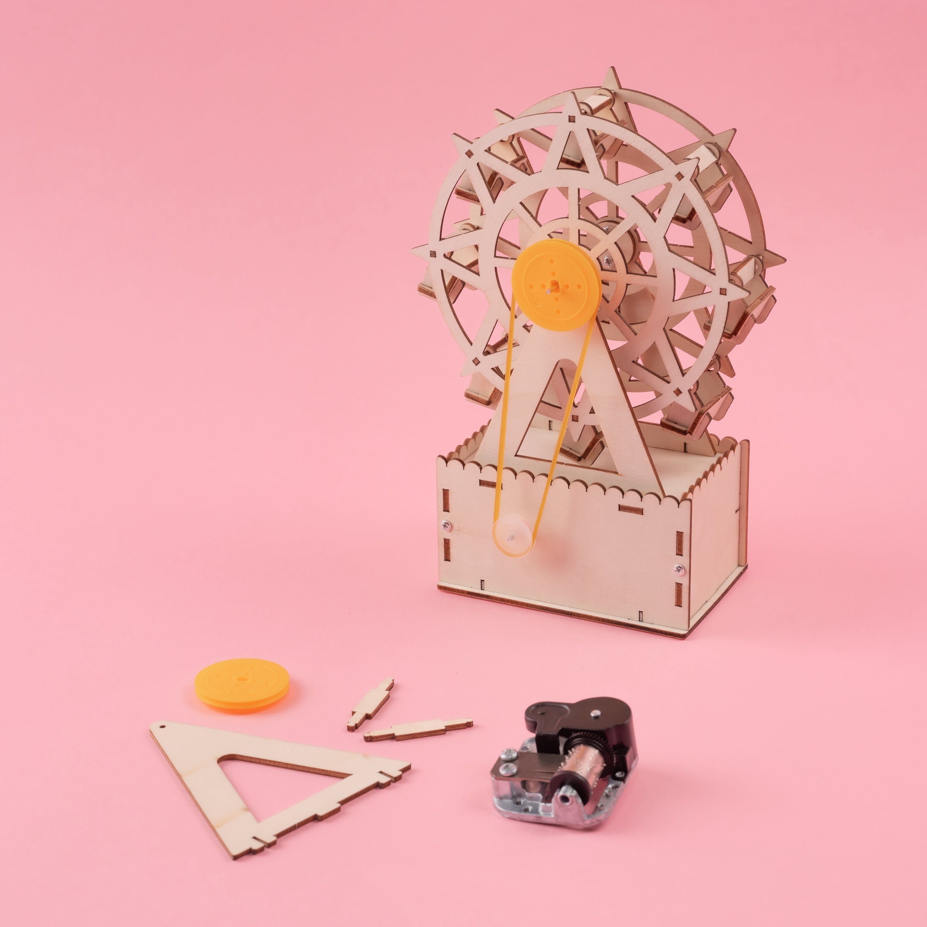 Music Box Ferris Wheel Diy Kit, Educational Stem Toy