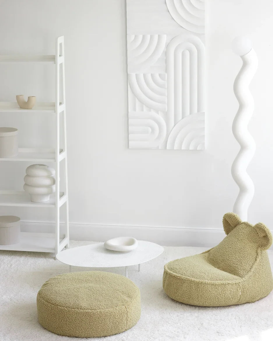 Matcha Bear Beanbag And Ottoman Set