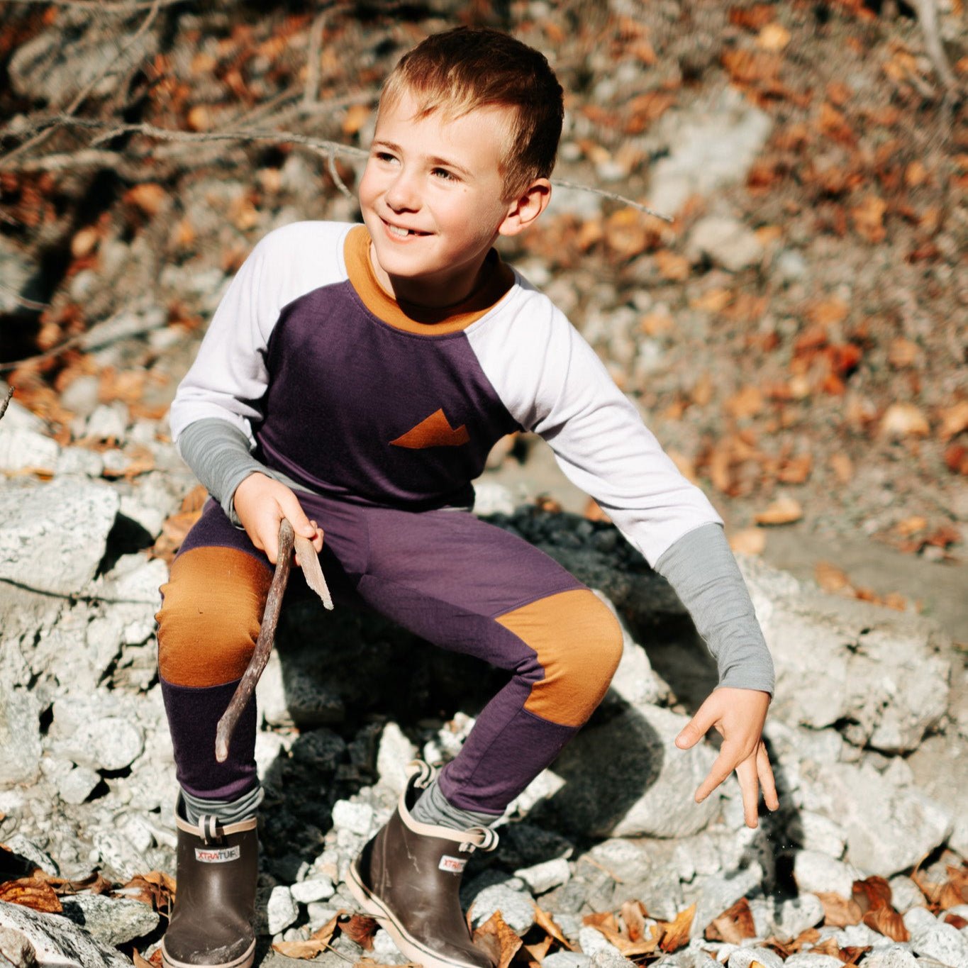 Big Kid Explorer Merino Crew