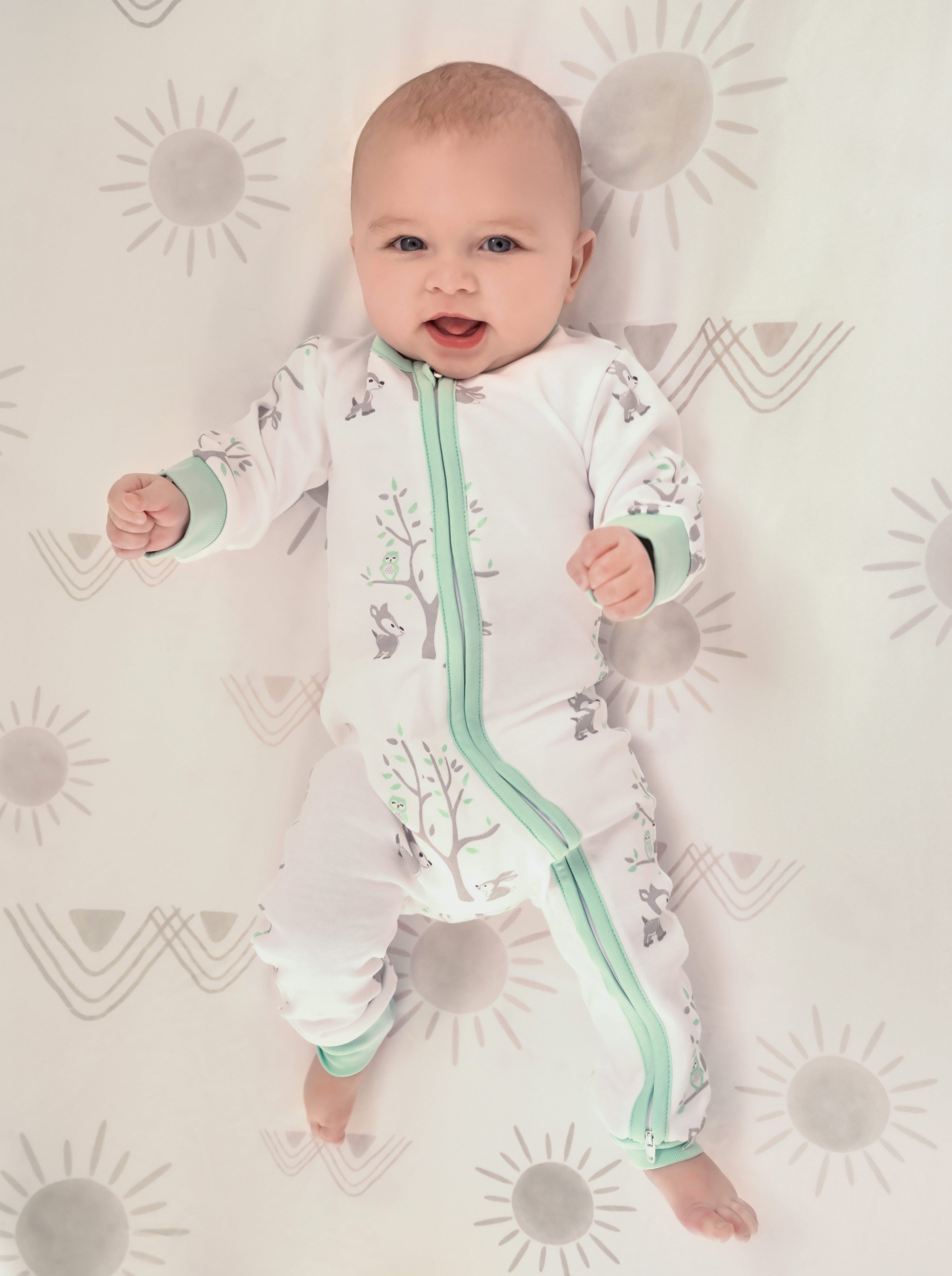 Organic Cotton Romper - Woodland