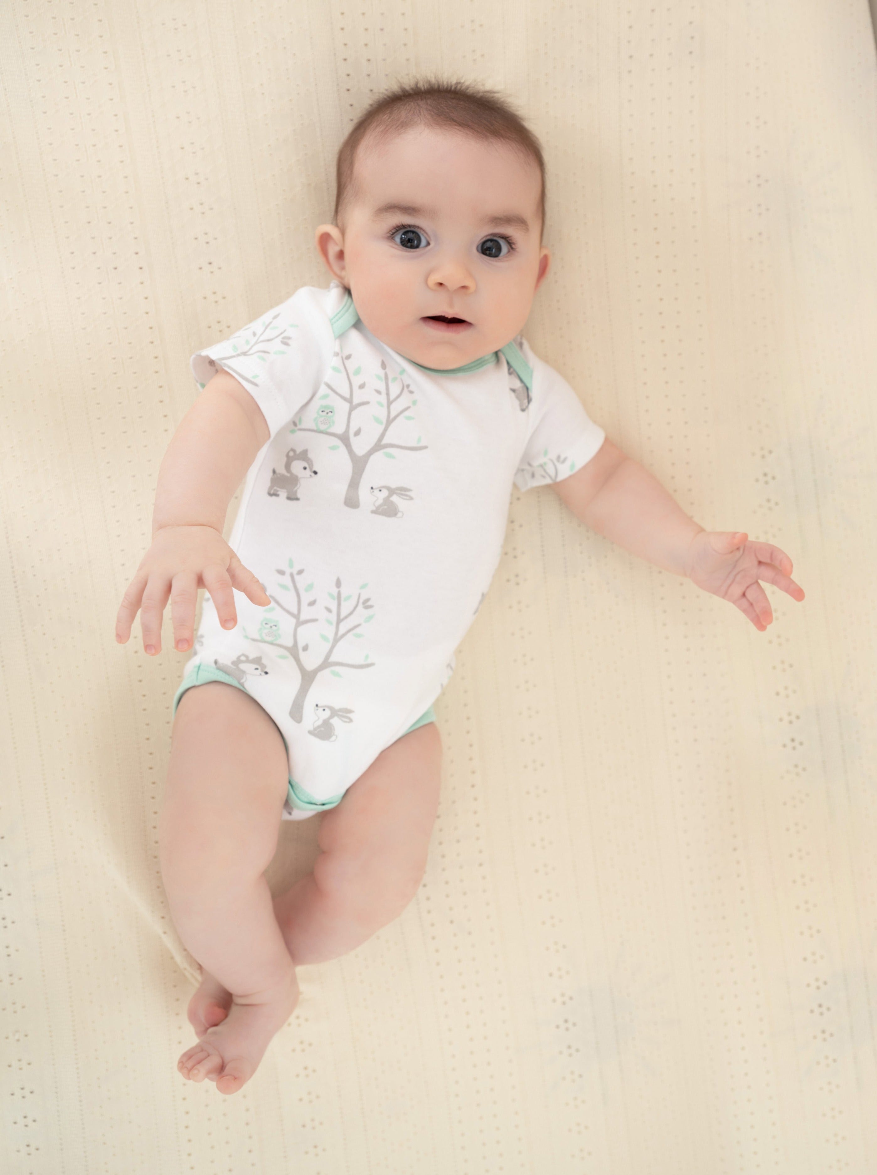 Organic Cotton Joy Bodysuit - Woodland