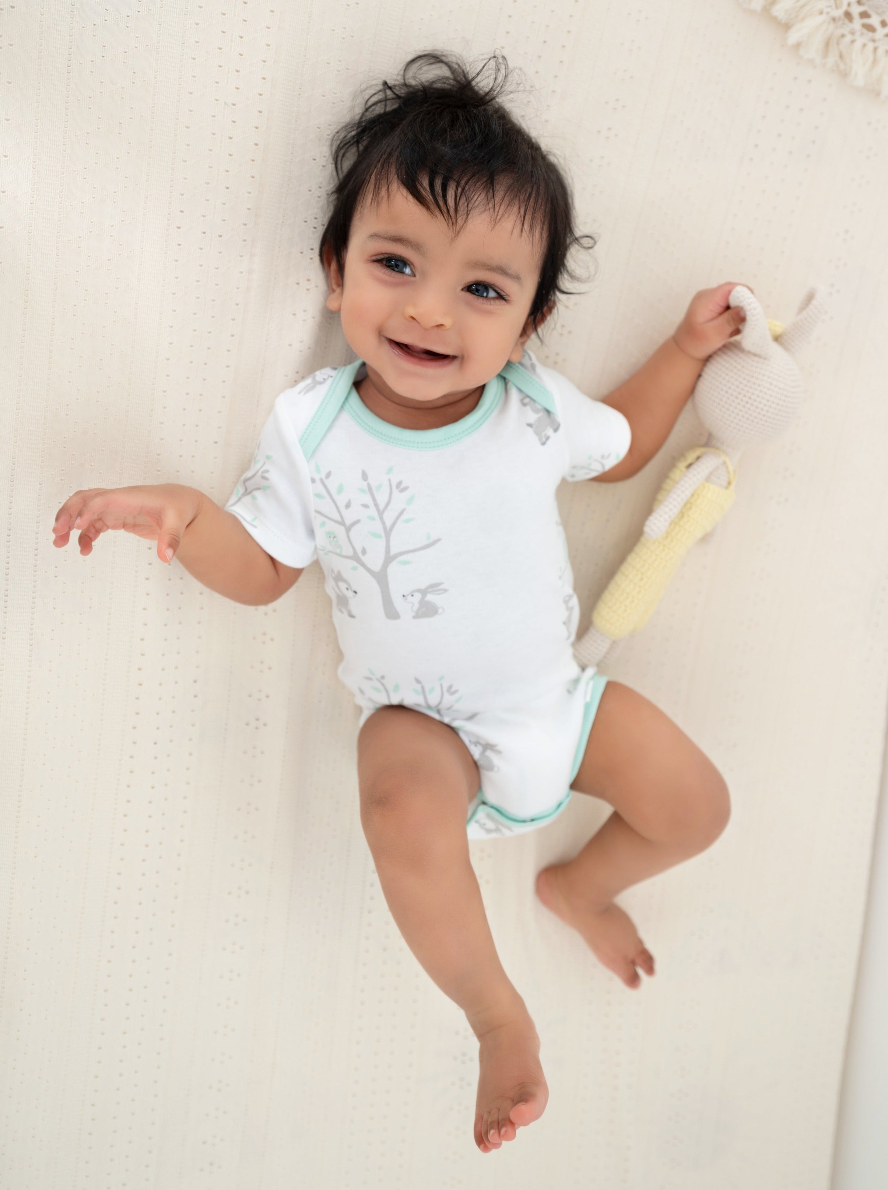 Organic Cotton Joy Bodysuit - Woodland