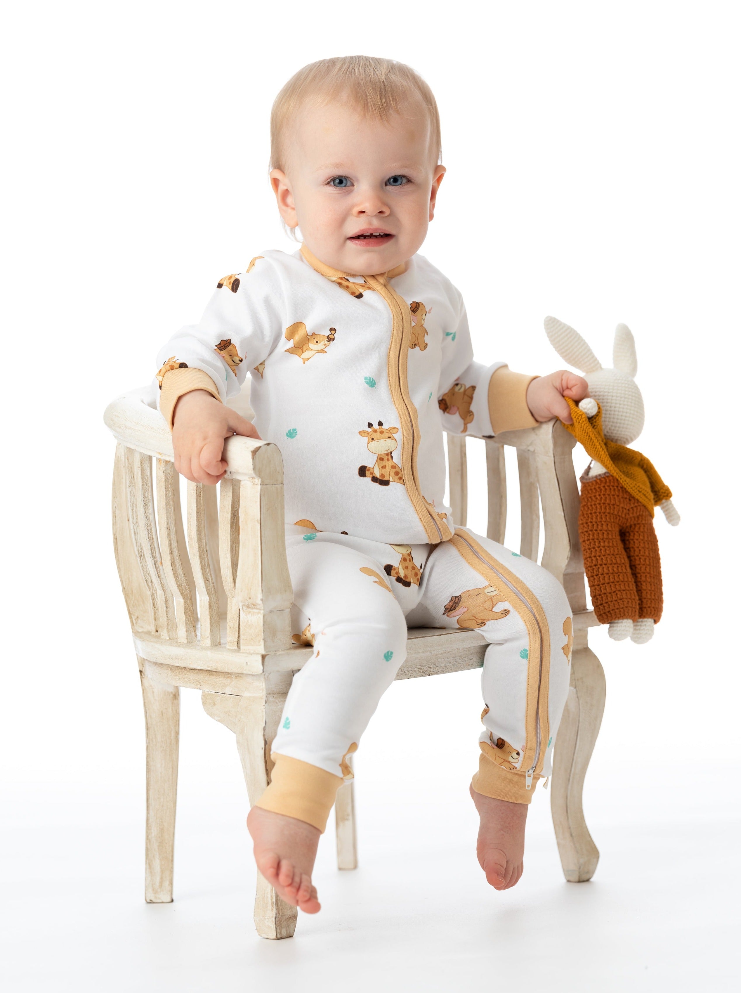 Organic Cotton Romper - The Animal Kingdom